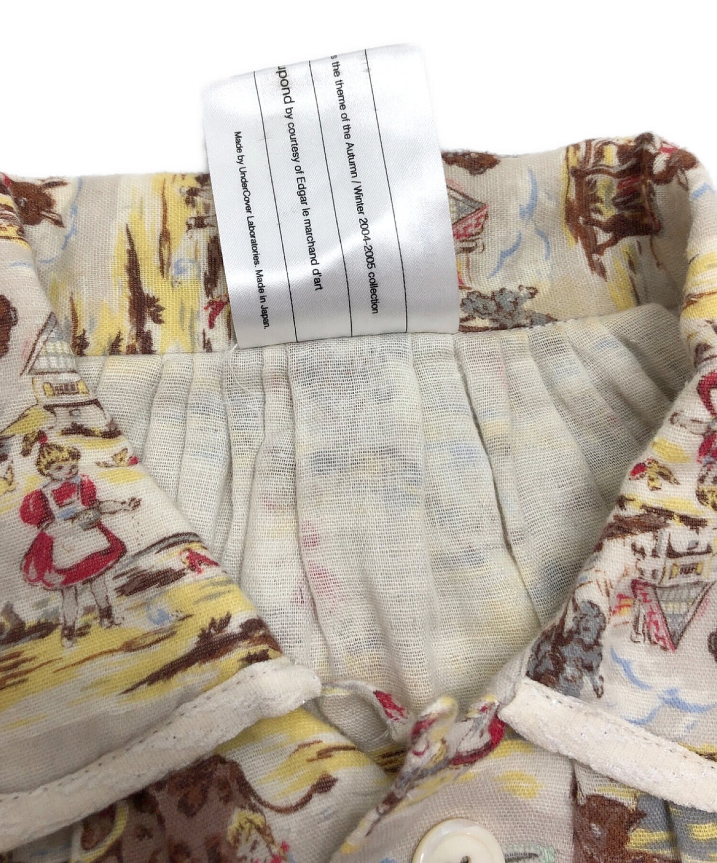 卧底多拳全面图案衬衫 /棉衬衫B16-SH4