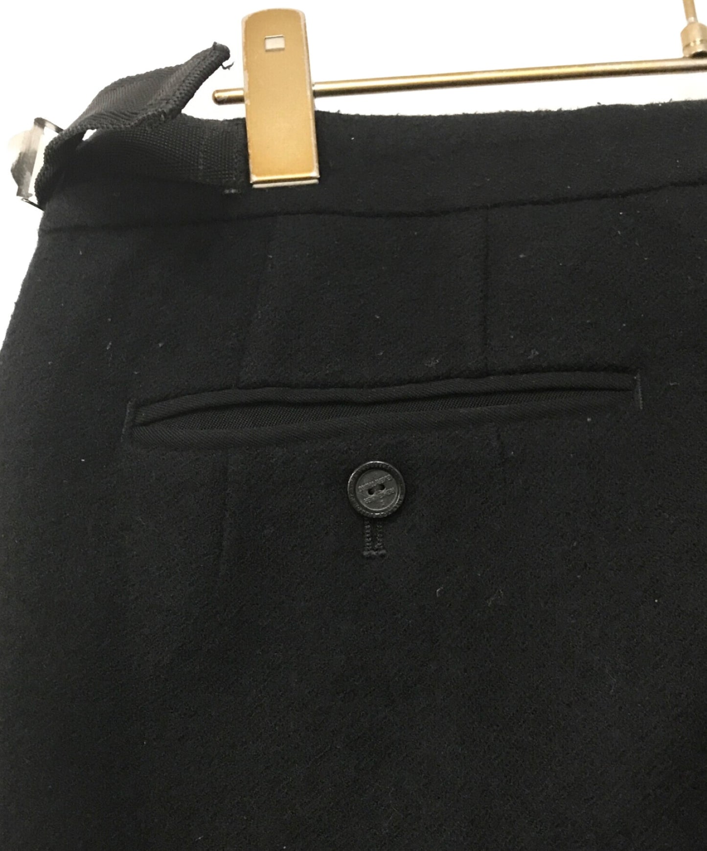 Takahiromiyashita Thesoloist。紧身女子裤子搭配弹性或拉链领带0001AW21