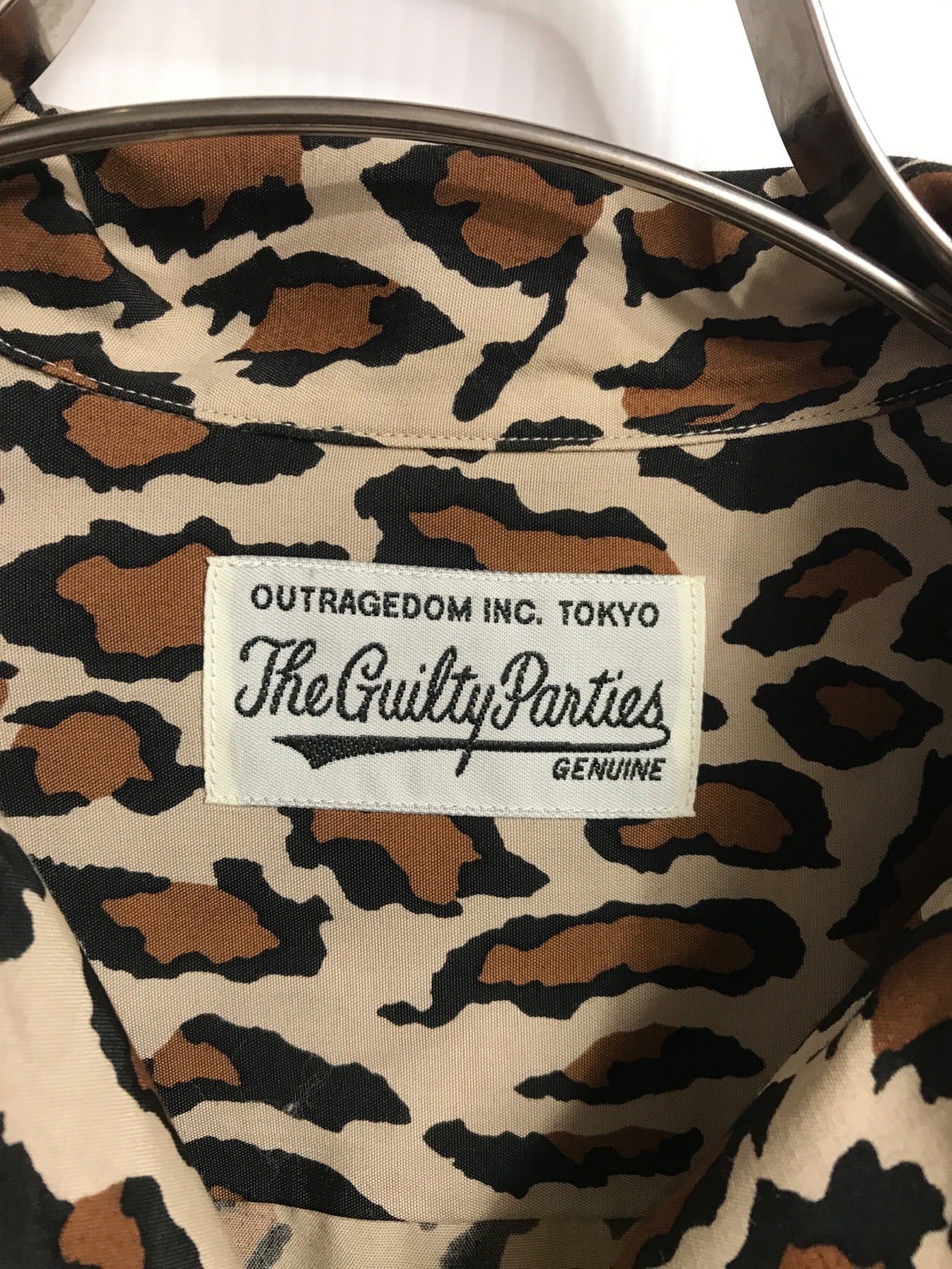 Wacko Maria Leopard Hawaiian 셔츠 22SS-WMS-HI06