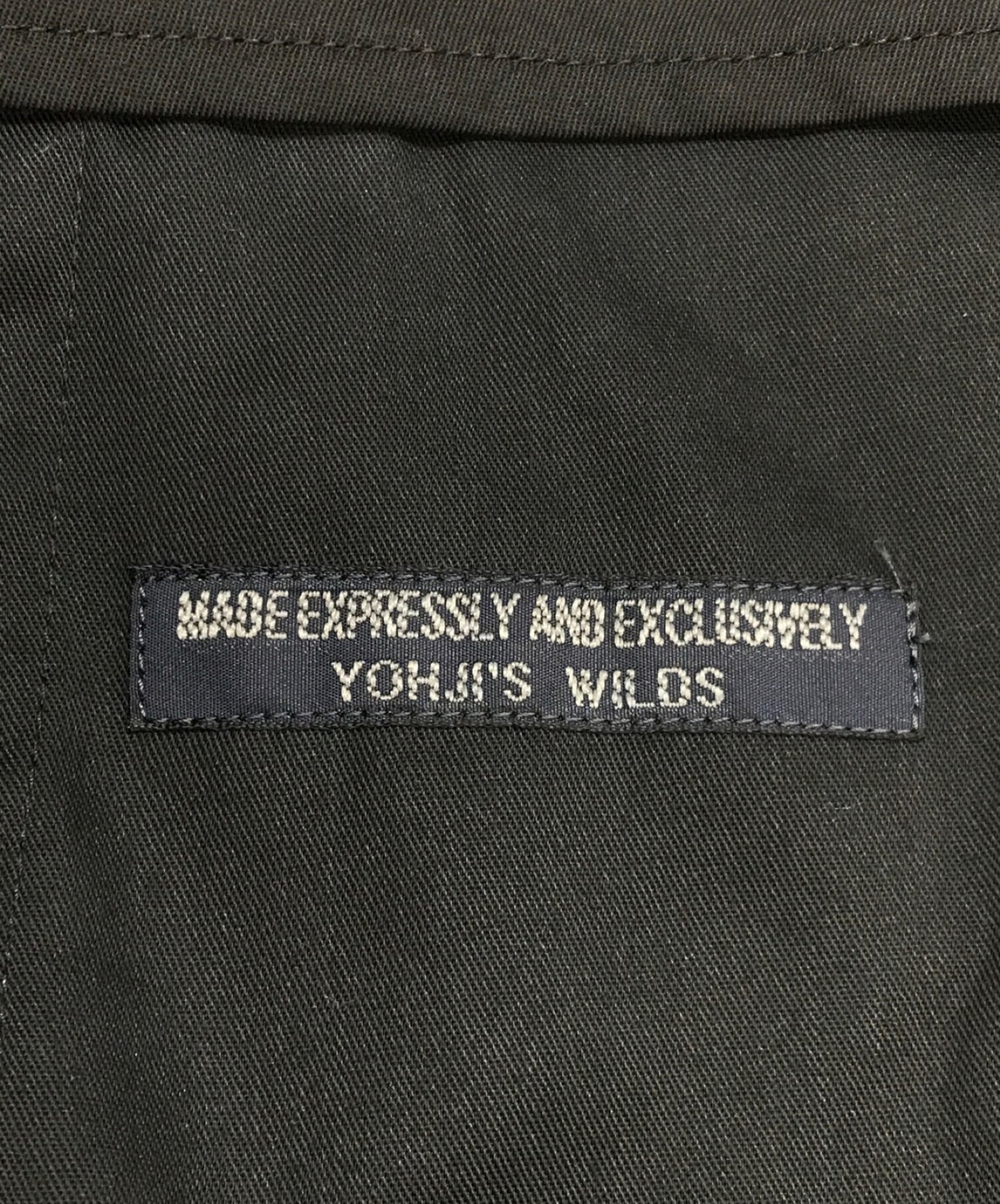 調節Yohji Yamamoto 21AW羊毛Gabardine Slim-string Pants HX-P01-140