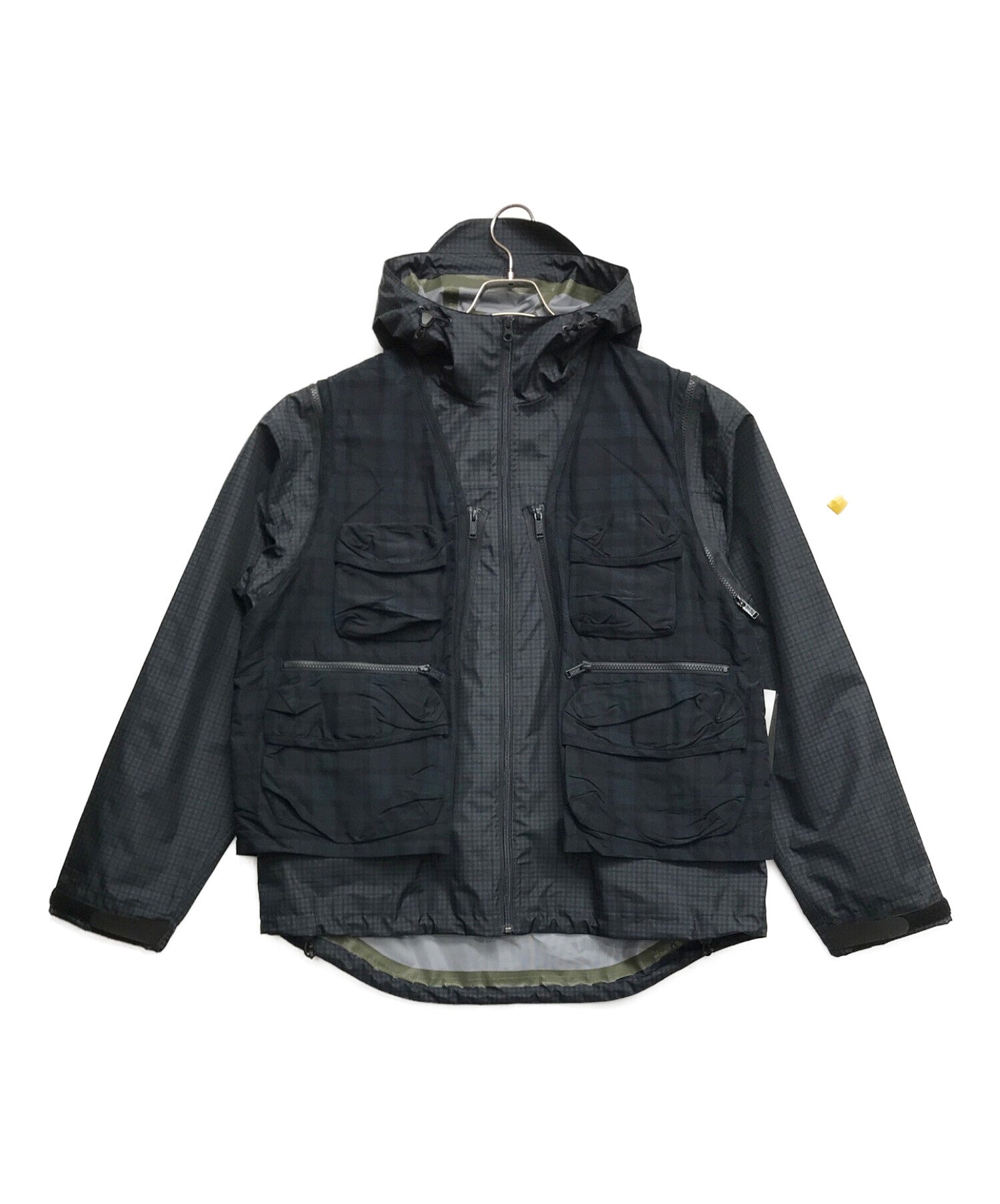 [Pre-Owned] Undercover Checked Docking Mountain Hoodie Hoodie Fishing Jacket Jacket Hoodie UC1B4205-1