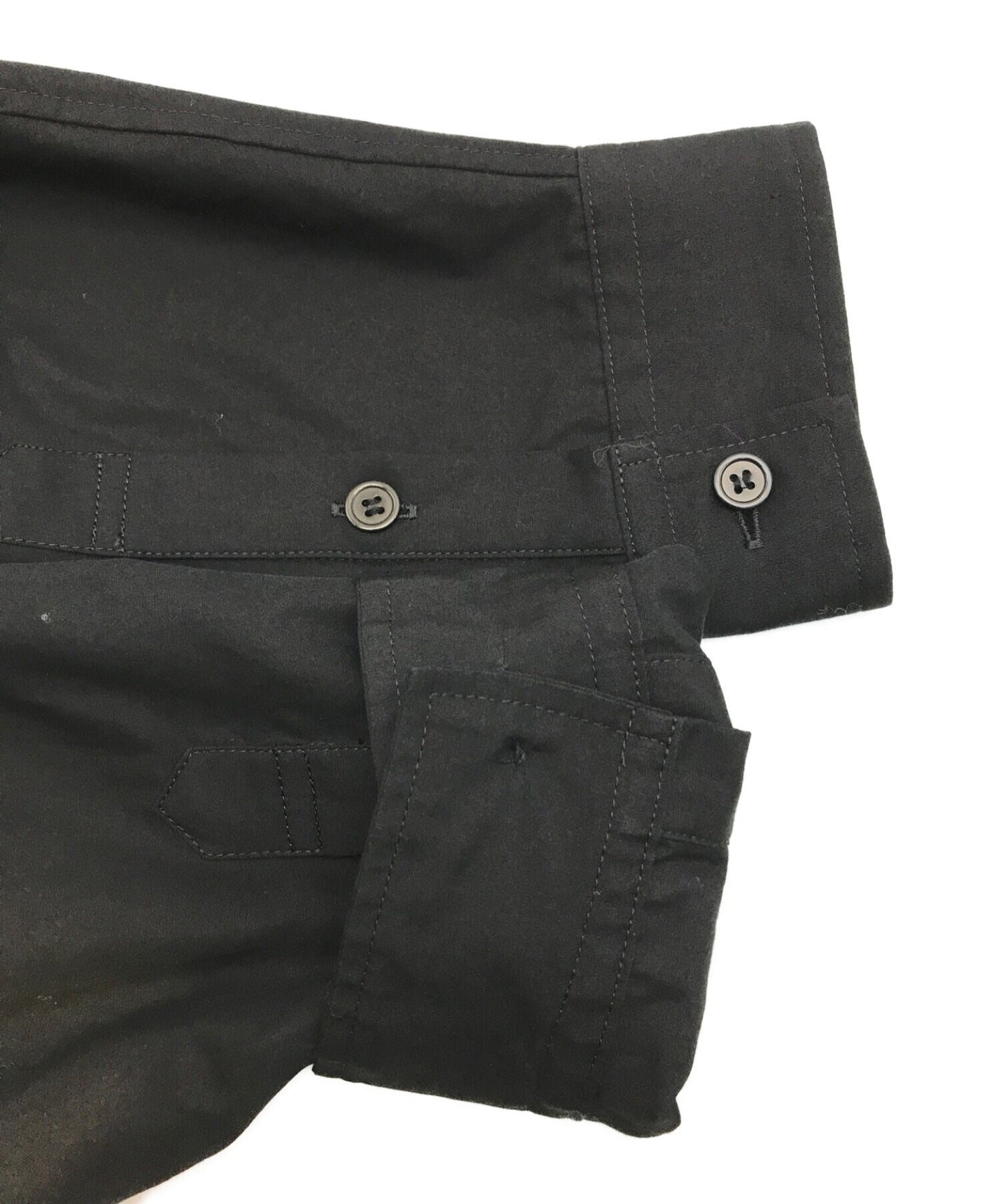 Yohji Yamamoto倒入Homme衬衫,配以Dahlia刺绣和橙色HG-B90-034