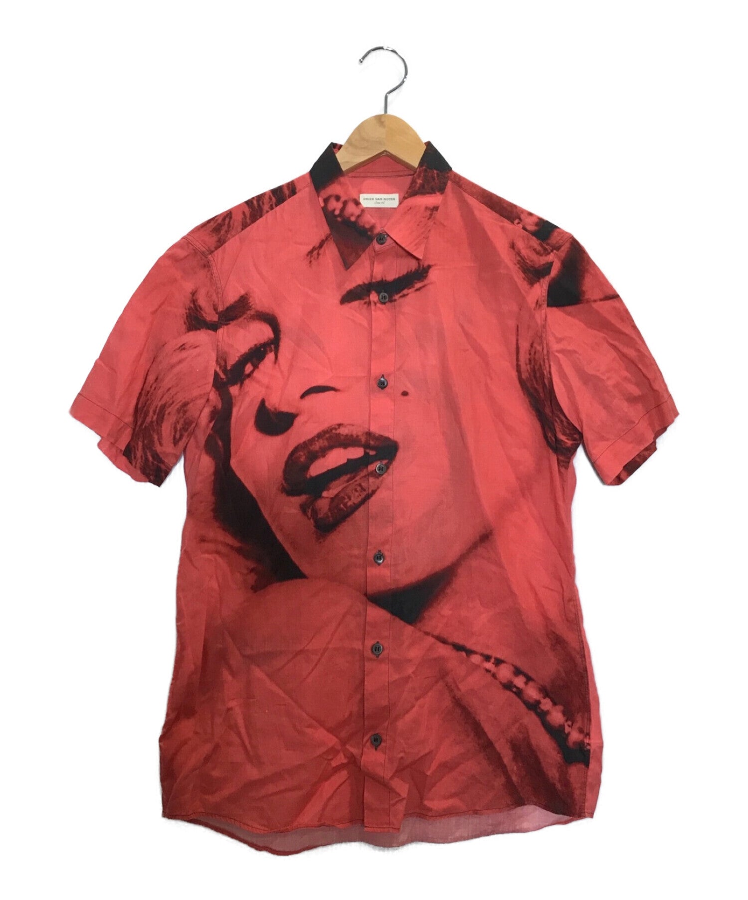 【Masterpiece】Dries Van Noten 16SS Marilyn Monroe Transfer S/S Shirt 11