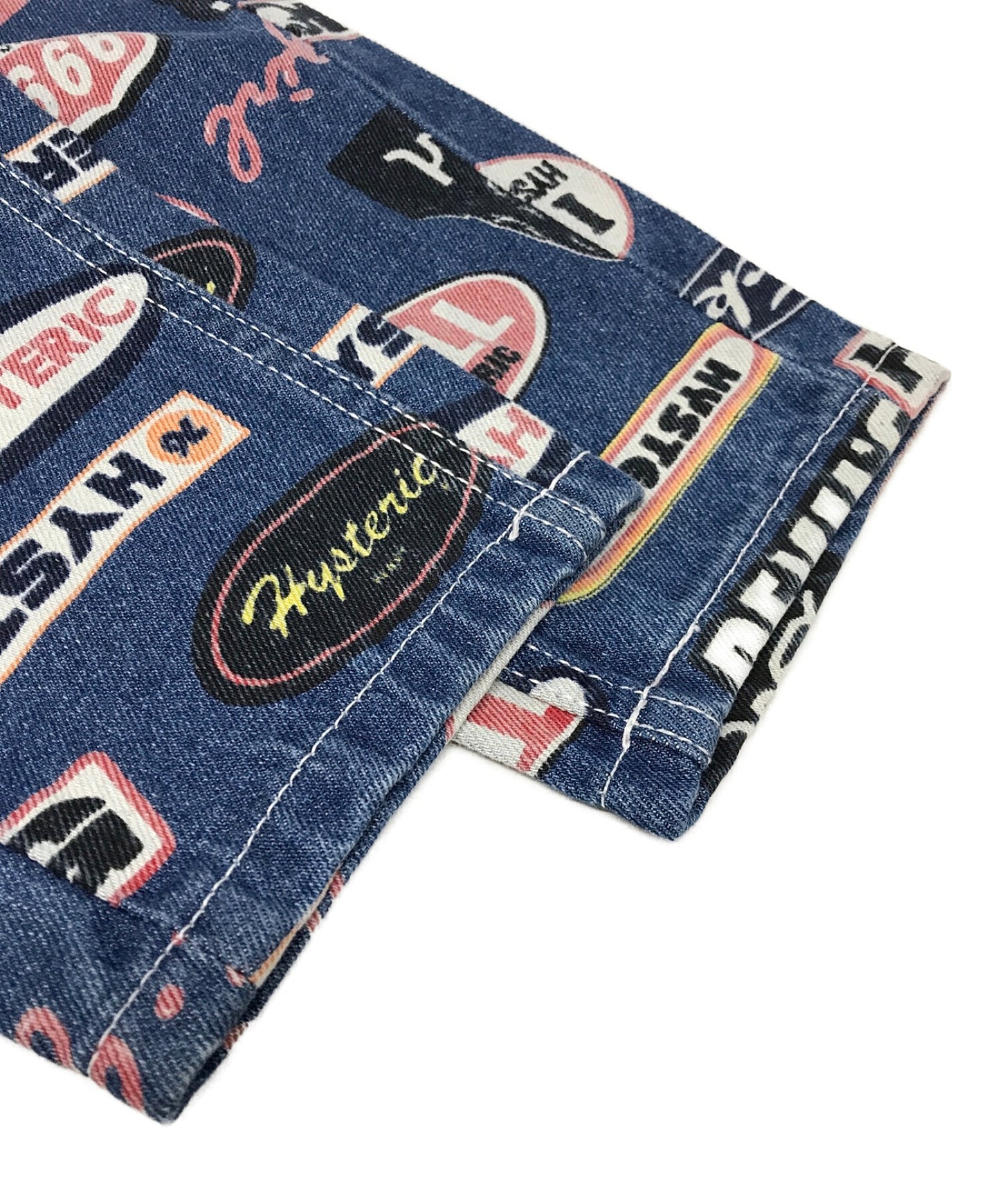 X-GIRL X歇斯底里魅力印刷牛仔裤05194613