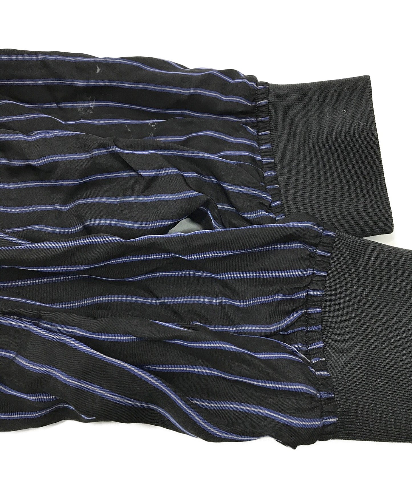 CDG 백 프린트 스트라이프 스태프 코트