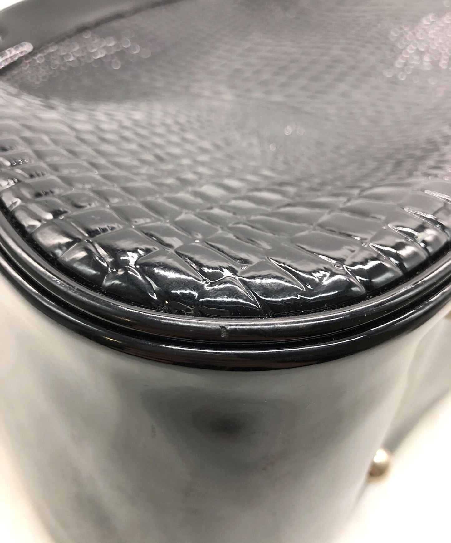 Comme des Garcons Comme des Garcons 악어 스탬프 핸드백 S19SC01