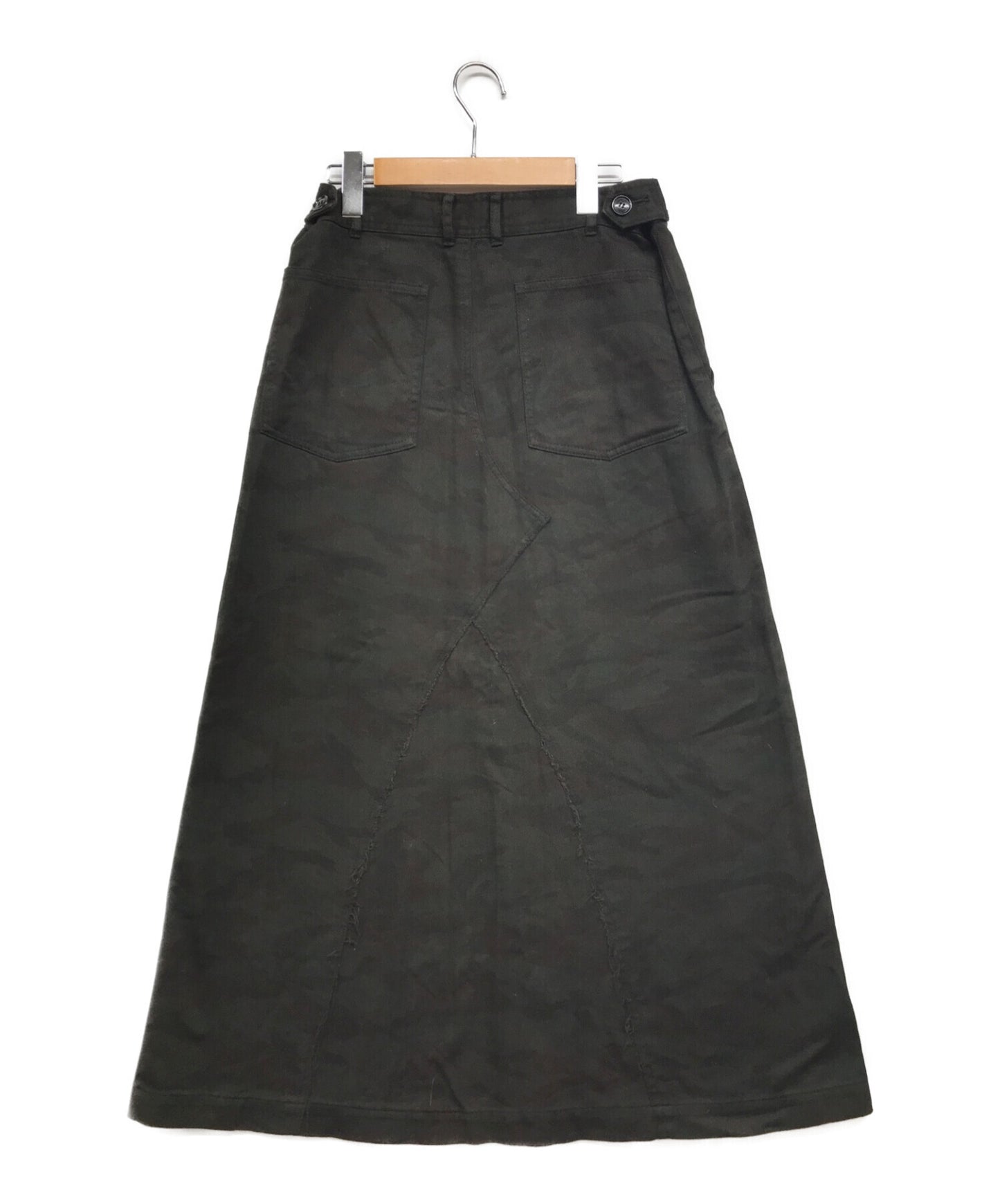 Comme des Garcons Homme Plus 위장 데님 치마