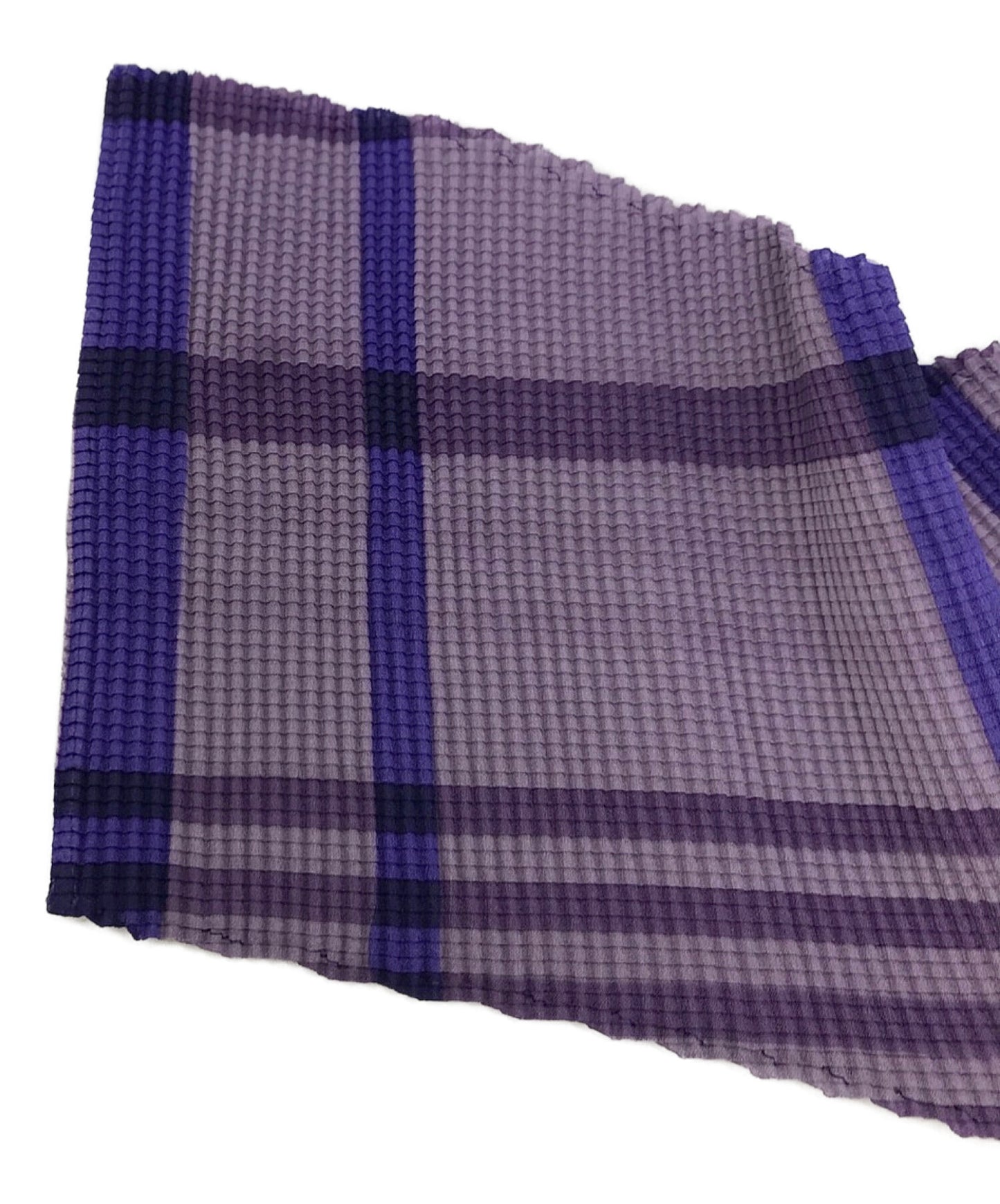 Me issey Miyake印刷伸展褶皱的高脖子切割和缝制MI13FK541