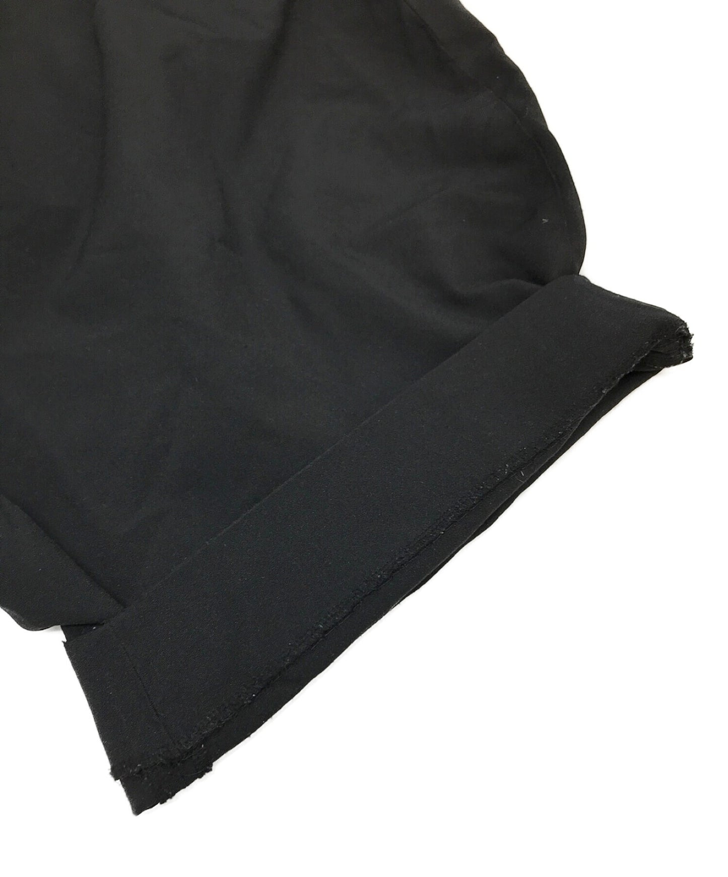 Black Comme des Garcons 후반 프로덕션 넓은 바지 1h-po1