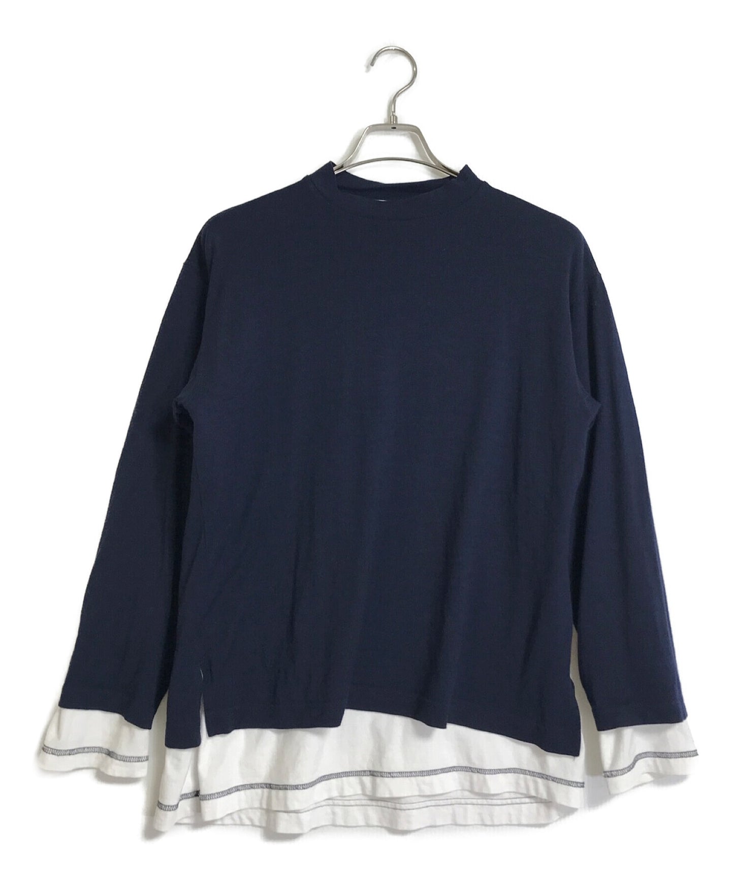 COMME DES GARCONS HOMME 90的可逆徽標編織切割和縫製ht-040280