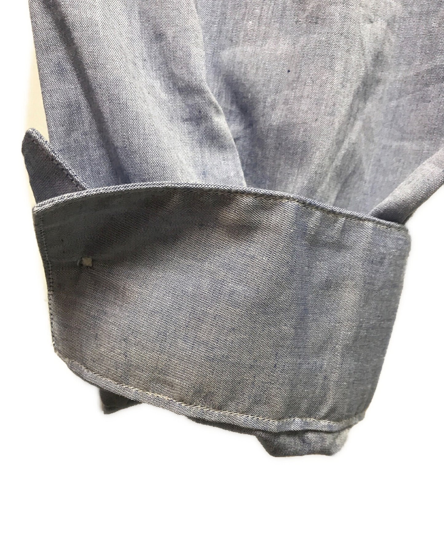 WTAPS Collarless Chambray 셔츠 211GWDT-SHM02