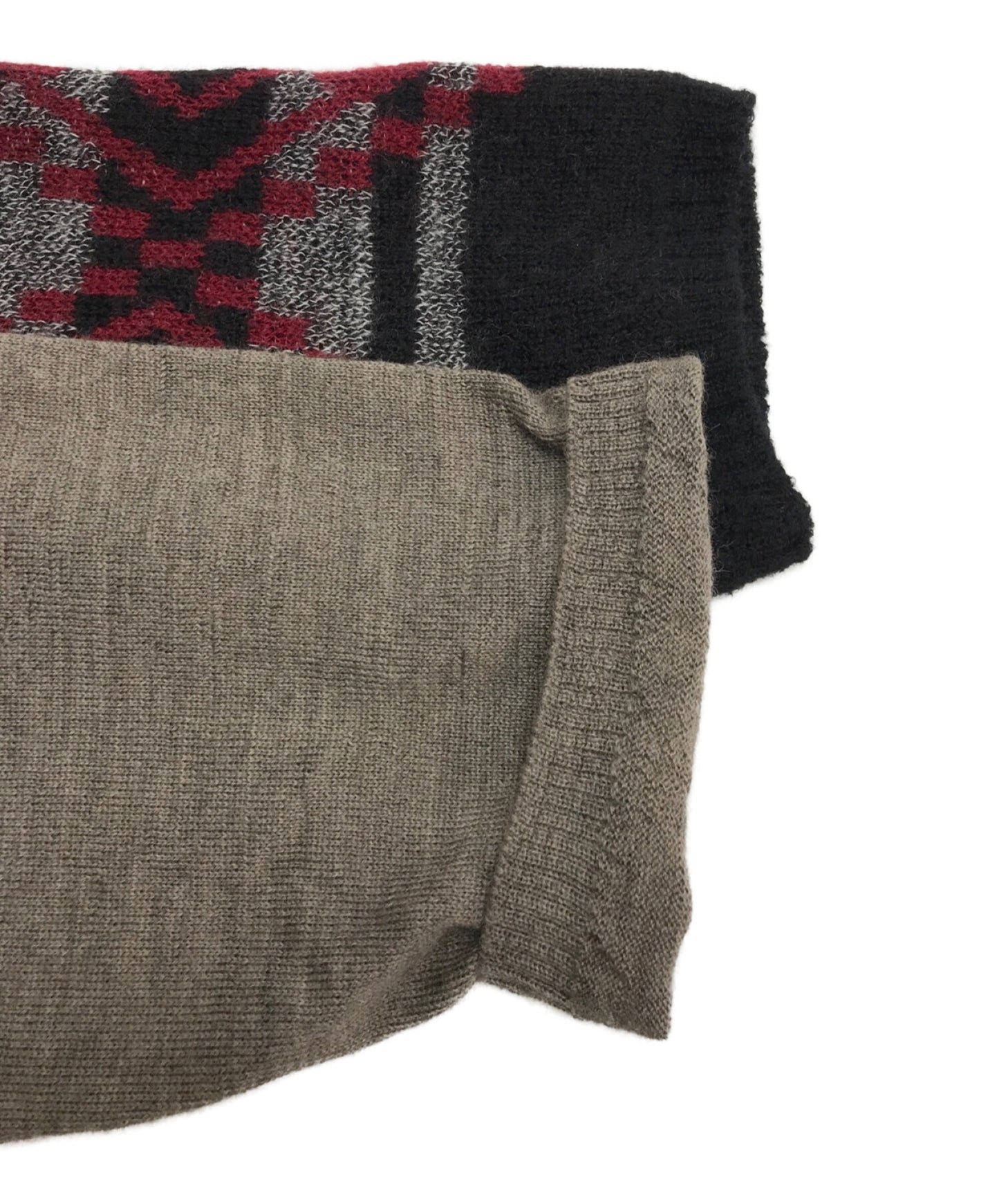 黑色醜聞Yohji Yamamoto女性罪犯:監獄船員脖子編織HG-K89-173