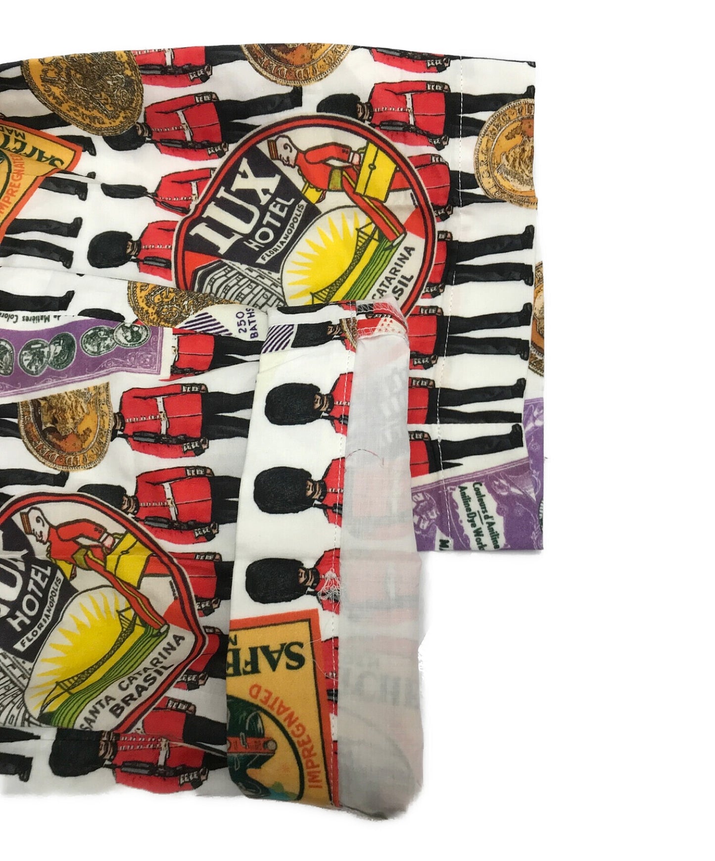 Tricot Comme des Garcons裤子,带有全面图案/印刷裤子TK-P201