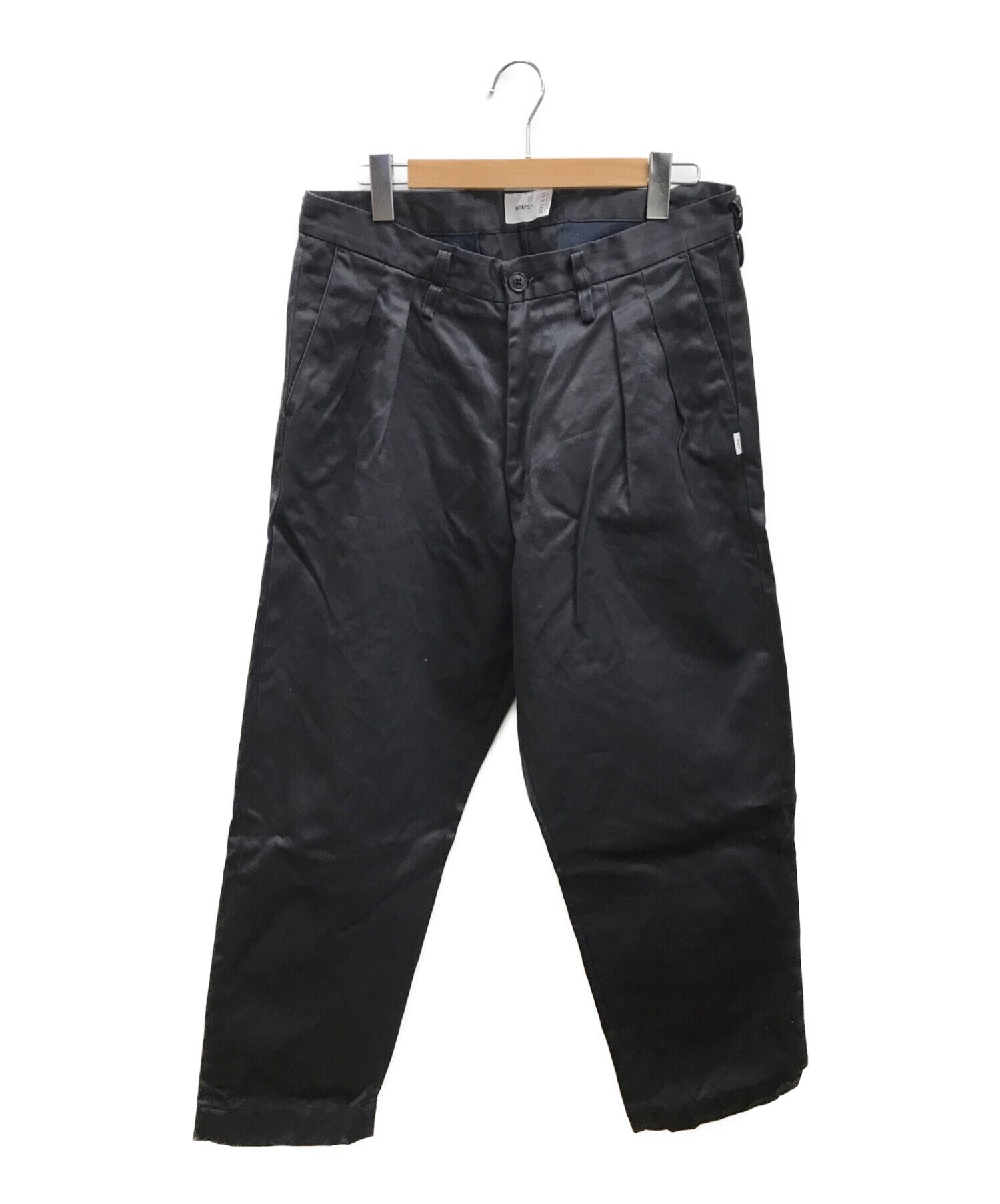 WTAPS TUCK 02/TROUSERS/COTTON.TWILL/Cotton Tuck Twill Pants 211TQDT-PT