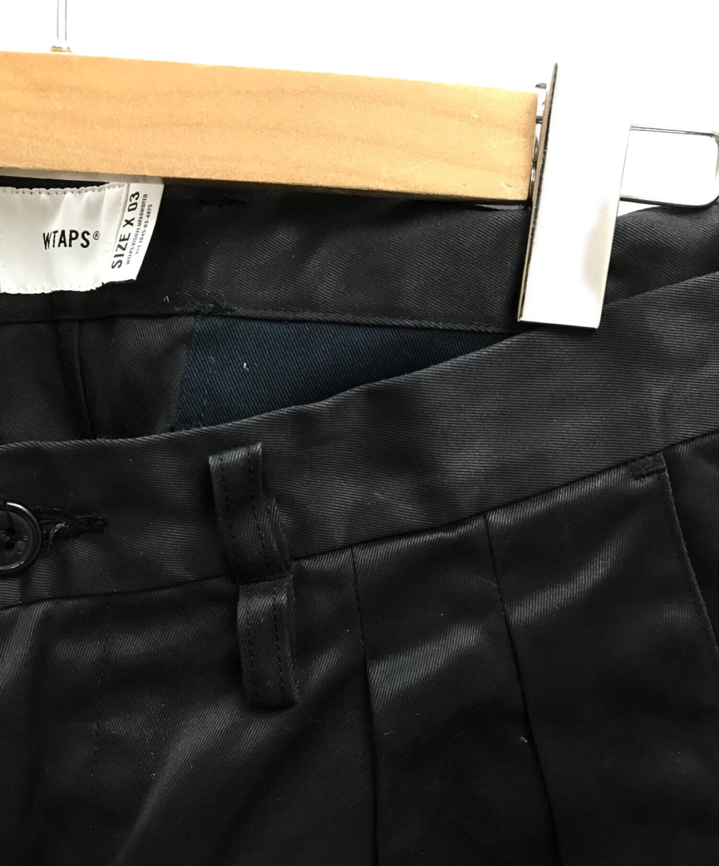 wtaps tuck 02/褲子/棉花。