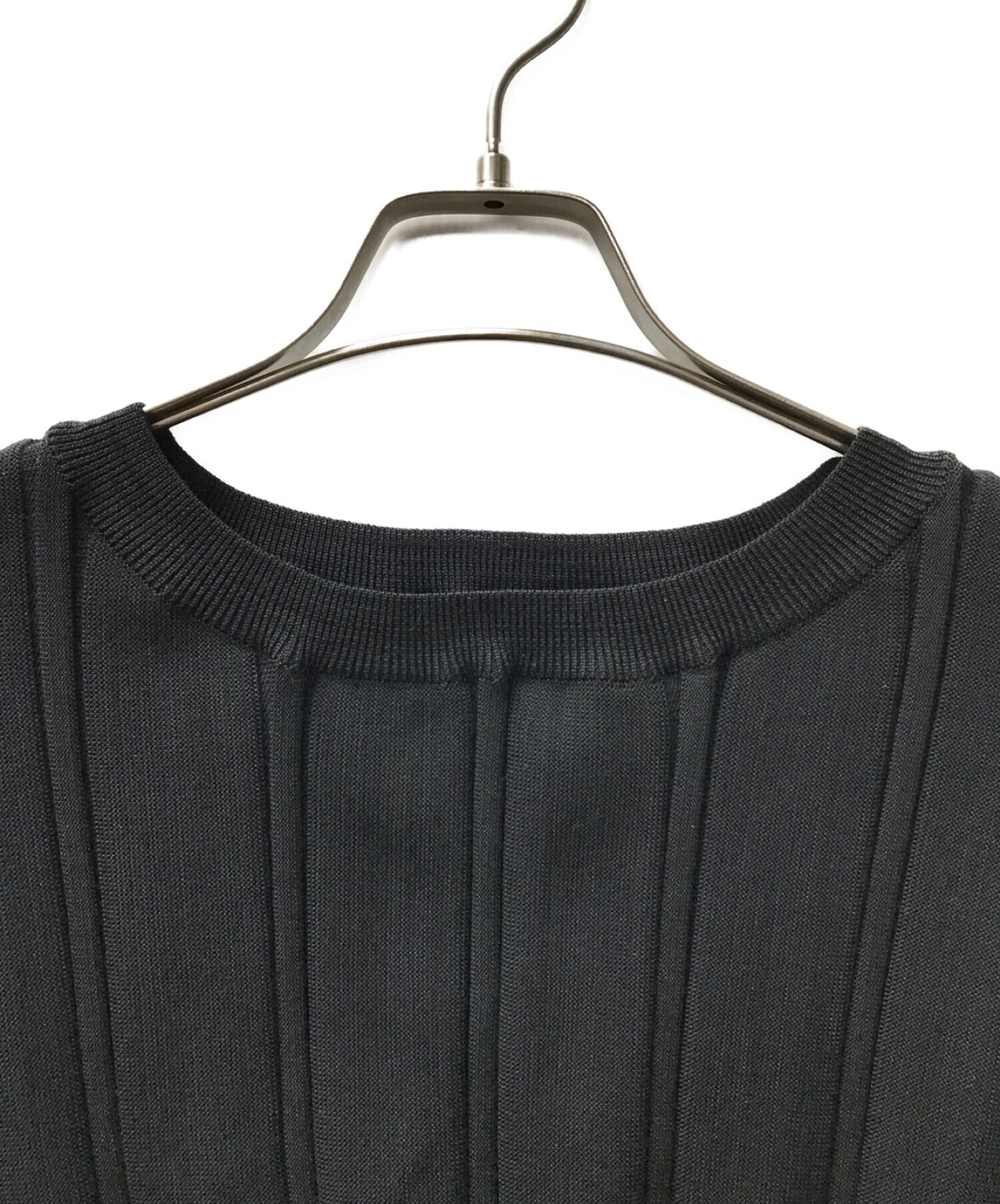 주름은 니트 / 민소매 니트 pp23ke801을 연결하십시오