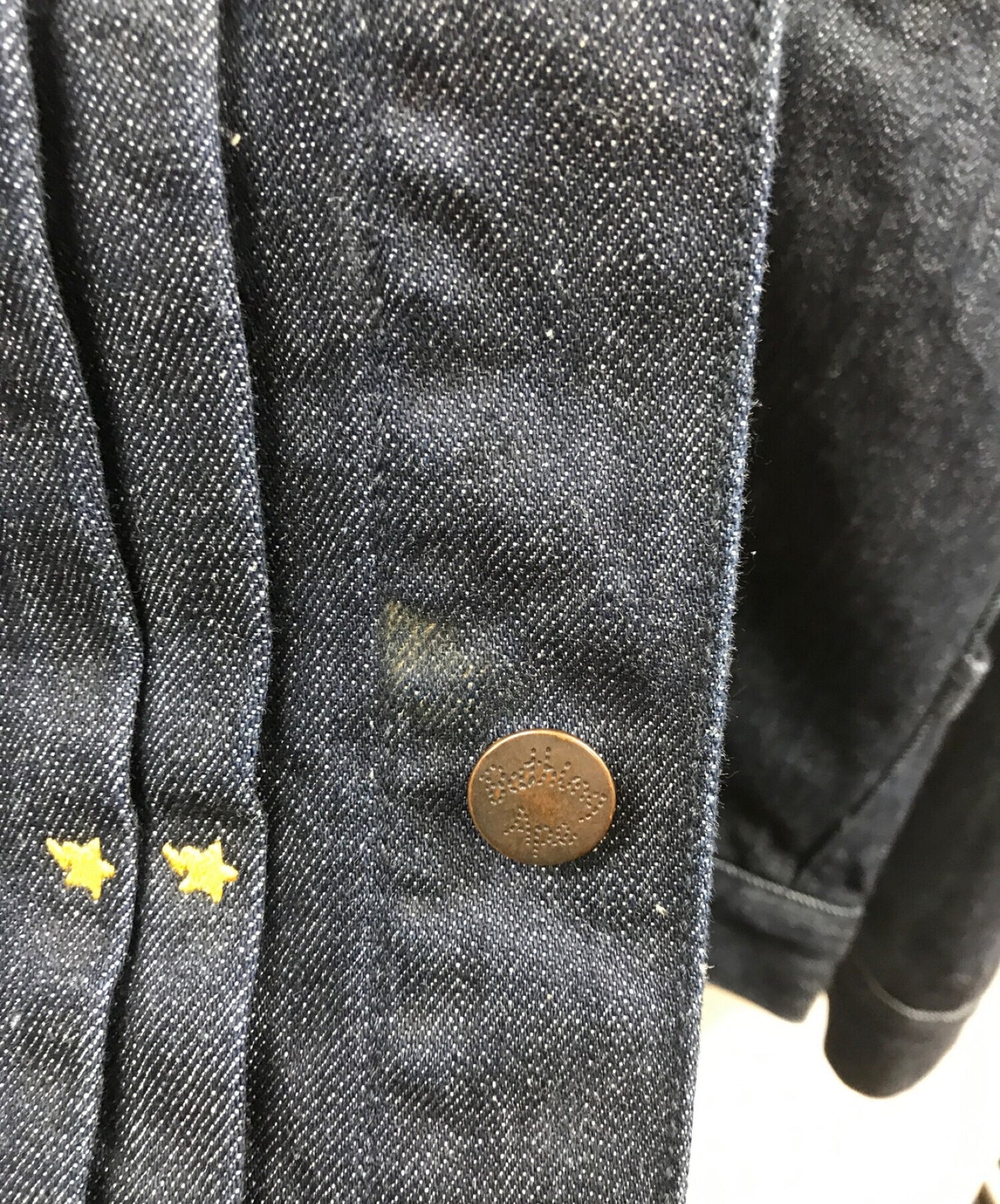 목욕 원숭이 데님 재킷