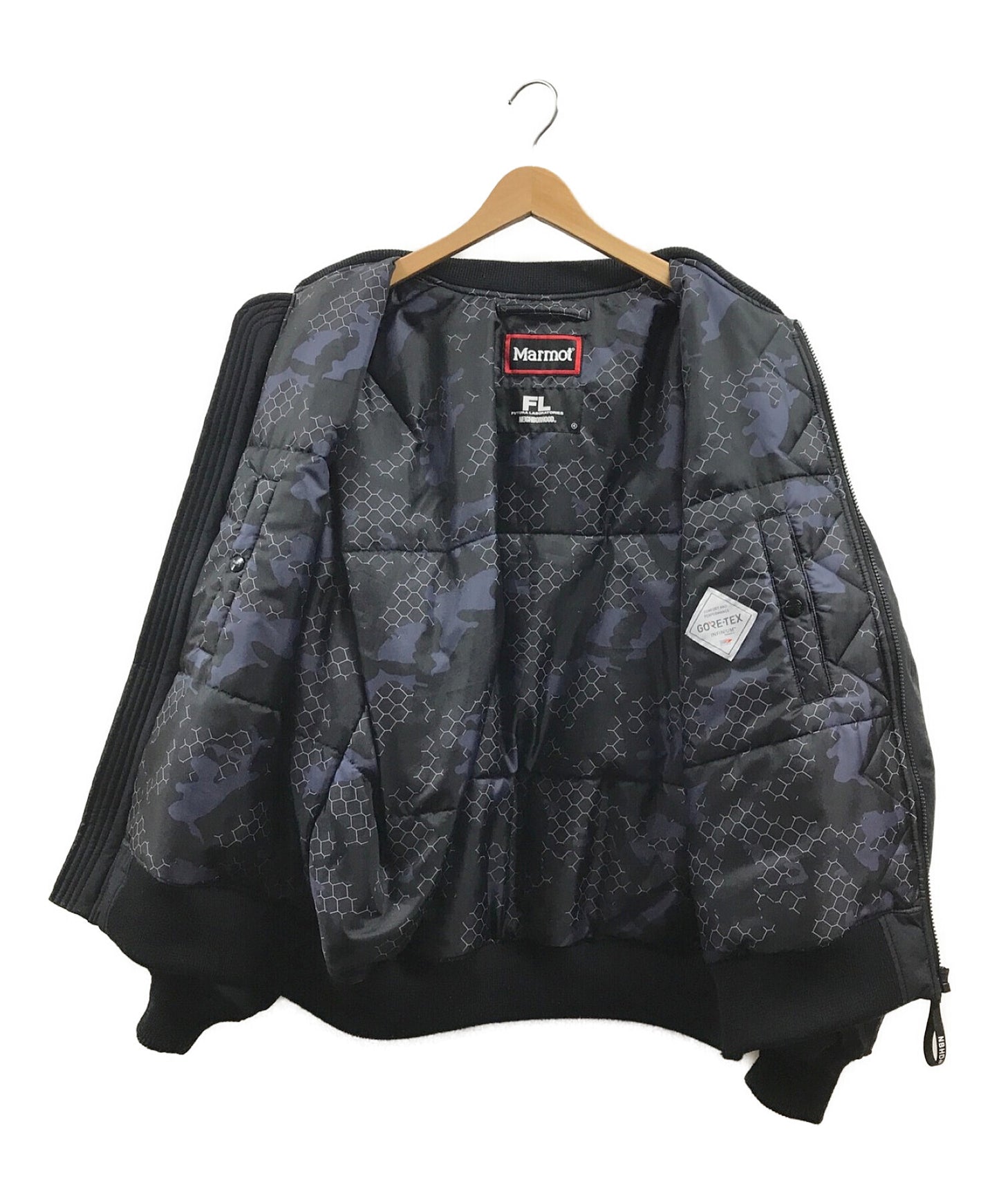 Neighborhood × Marmot × Futura Laboratories Triple Collaboration MA-1 재킷 Tomsjk81NH