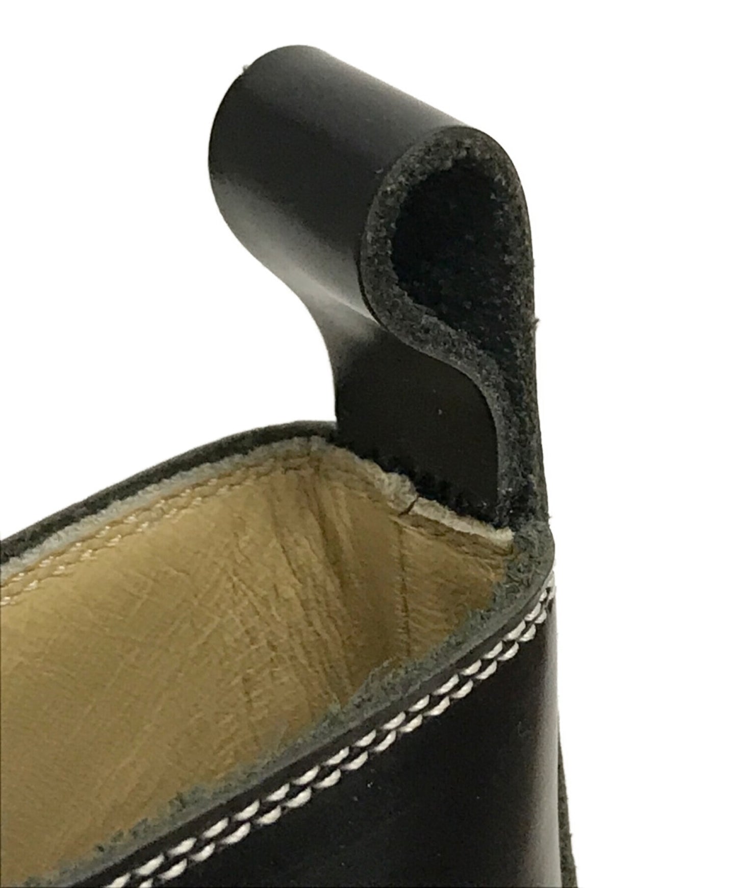 Comme des Garcons Homme Homme Bowling Shoes皮靴木鞋底