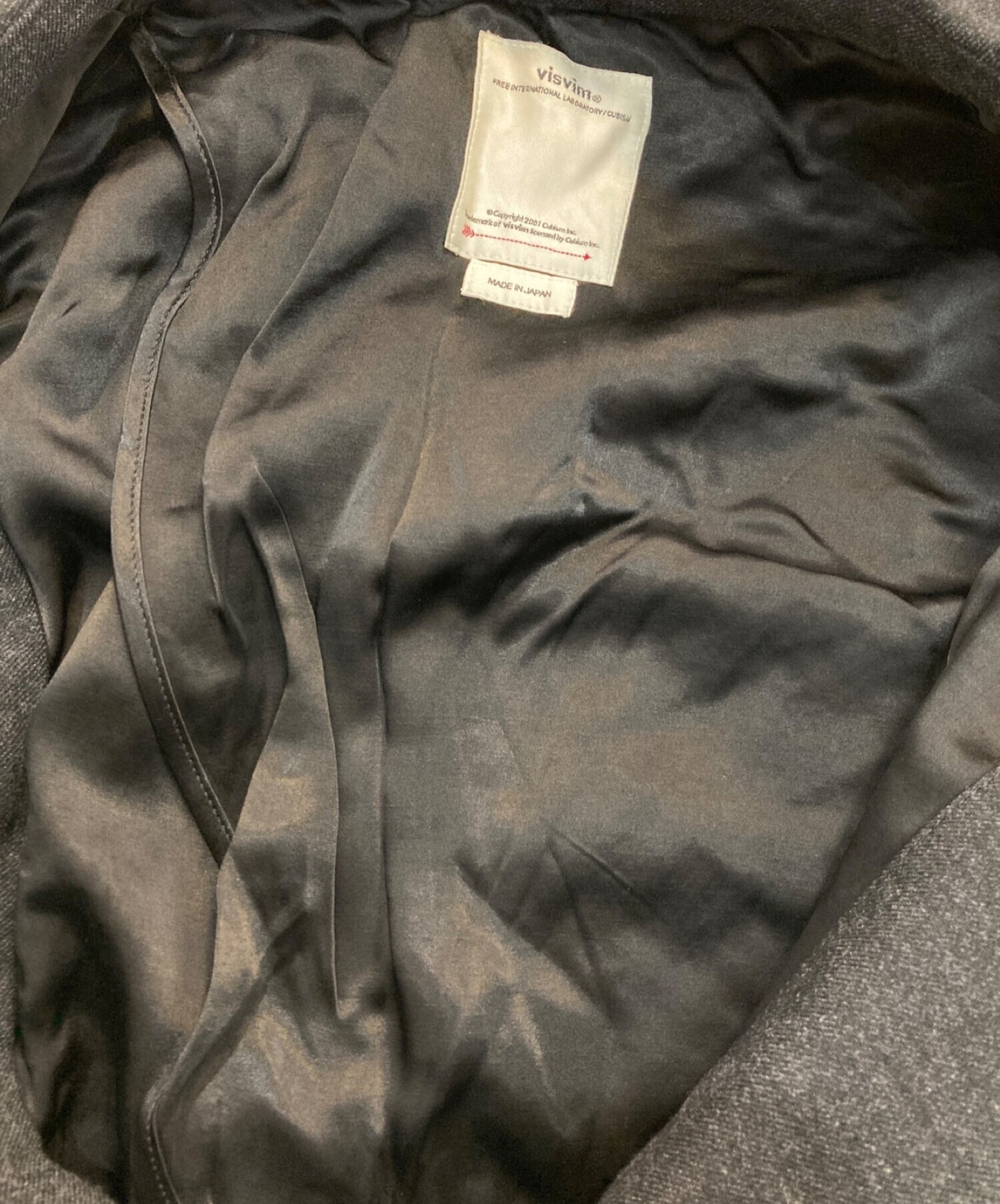 Visvim Ayres 코트 NELL 0118205013017 그레이 0118205013017