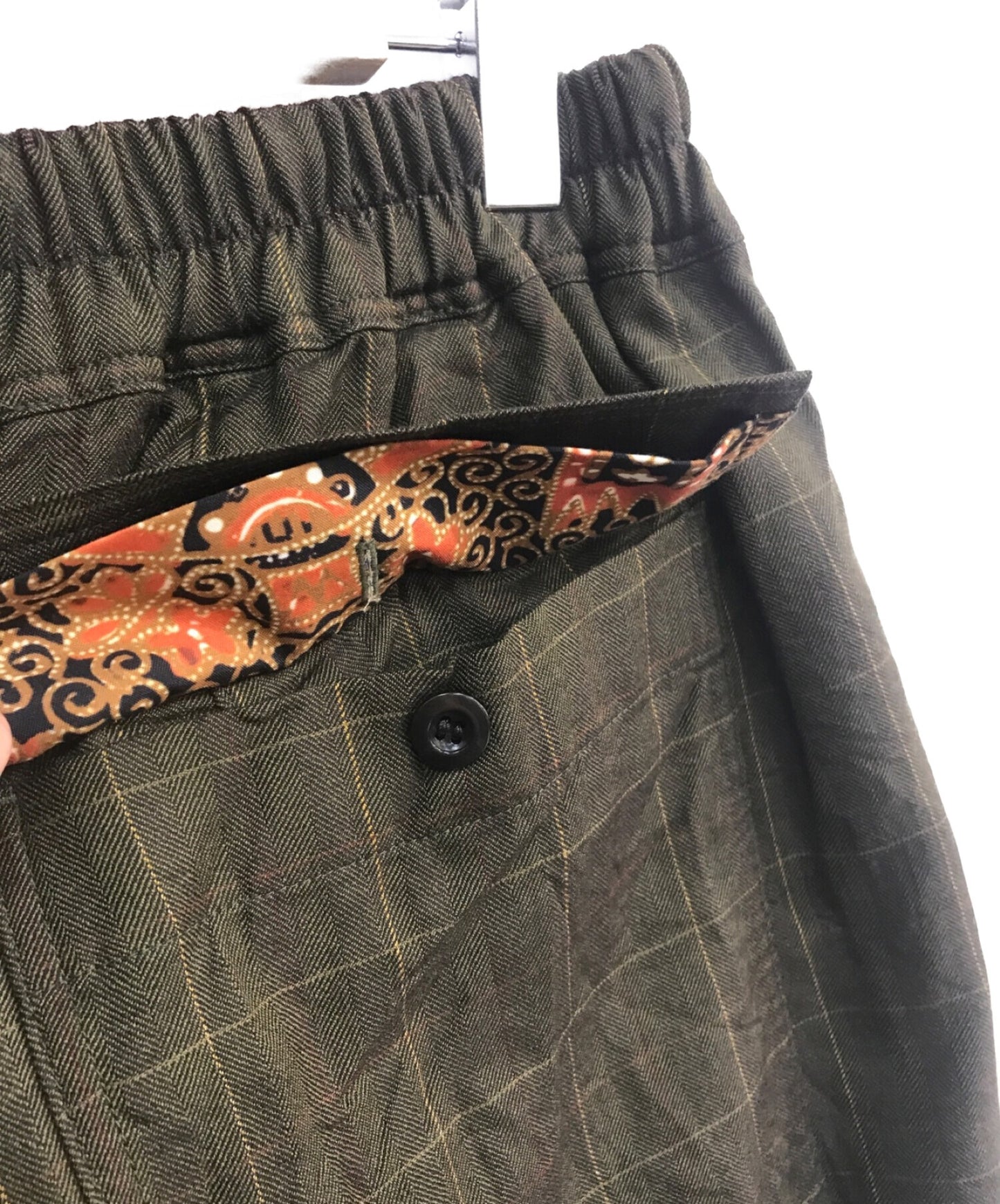 Junya Watanabe Man Sarouel 반 바지 WI-P027 WI-P027을 확인하십시오