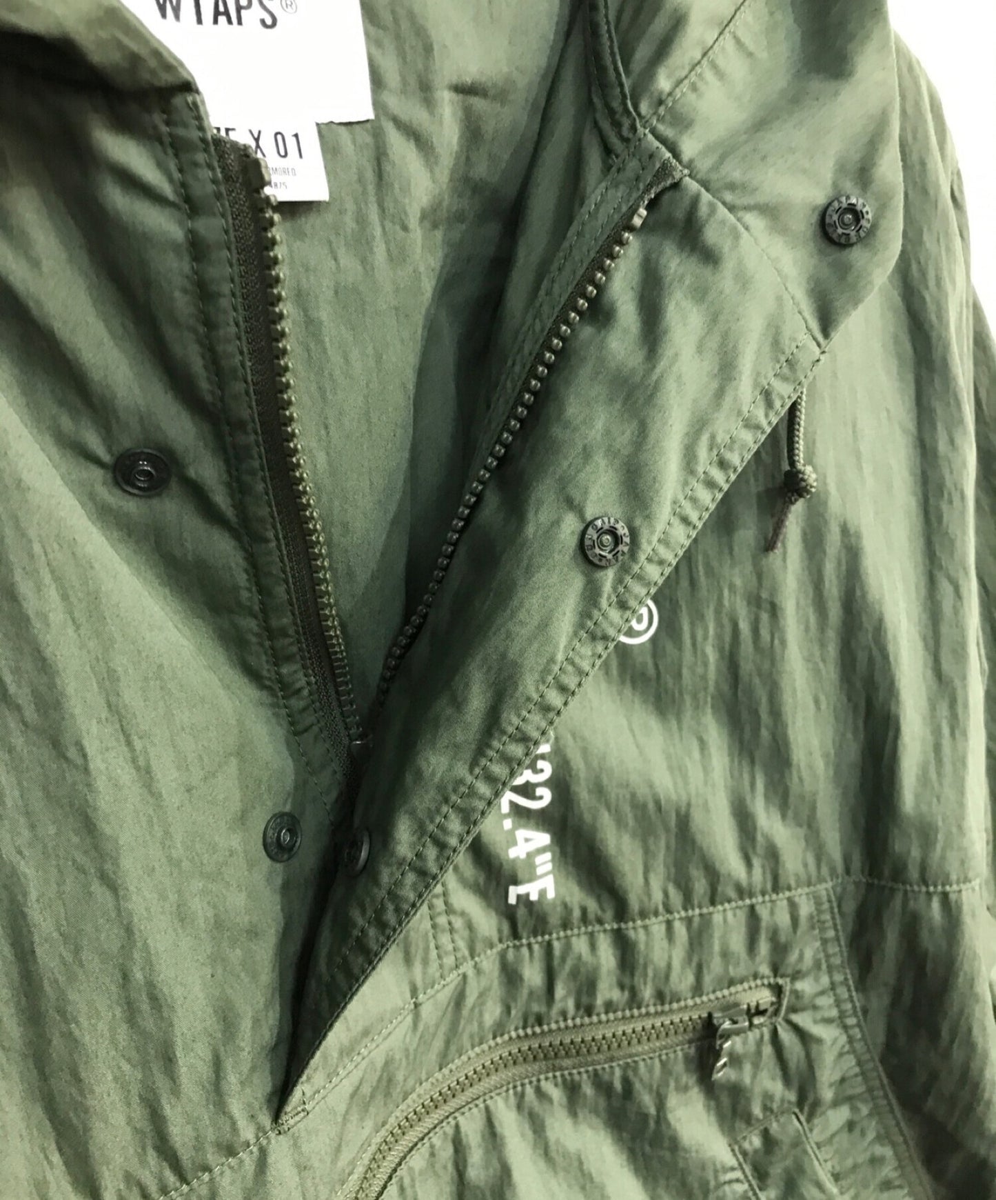 WTAPS SBS夹克。 221WVDT-JKM02 ANORAK夹克Khaki 221wvdt-JKM02