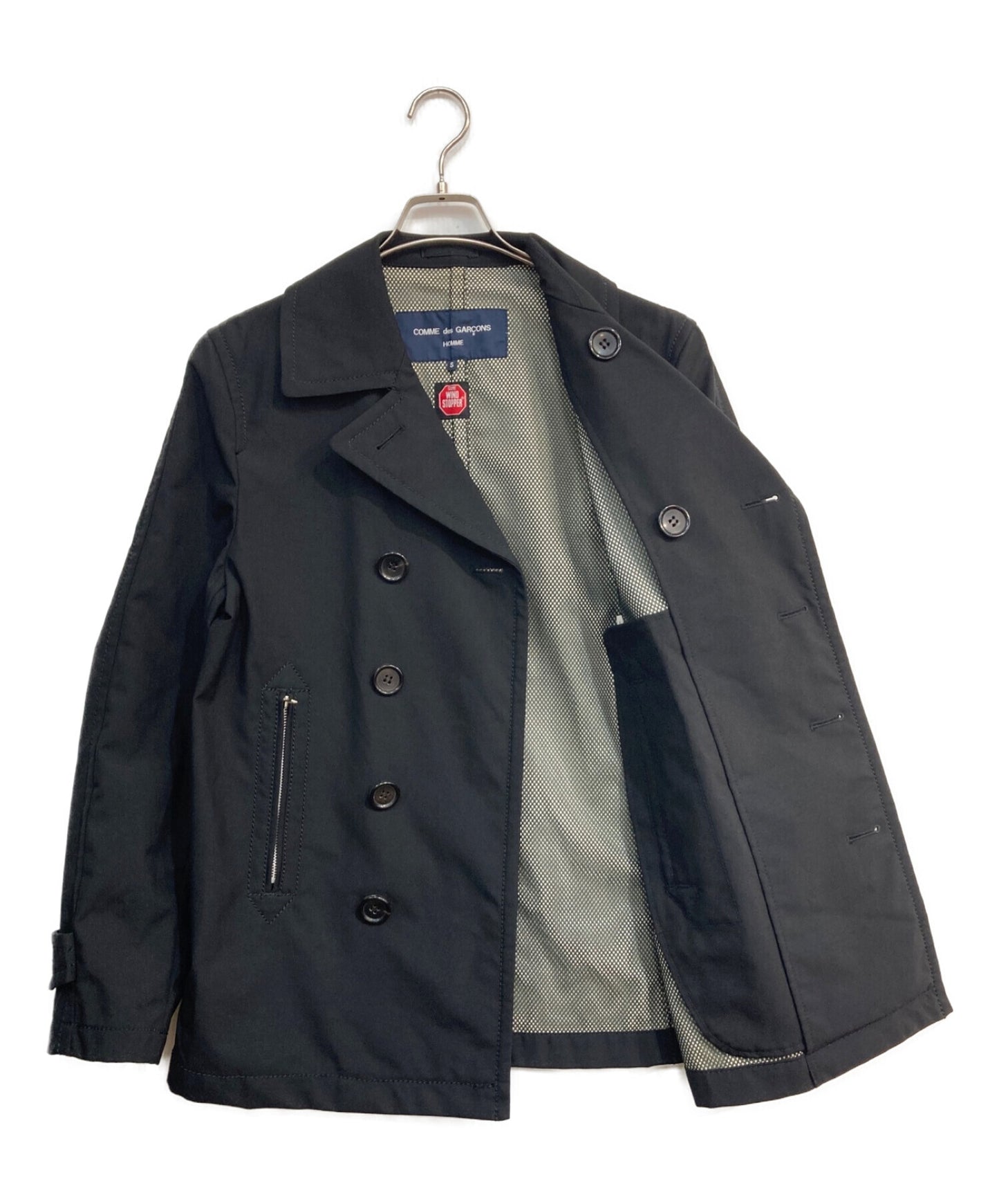 Comme des Garcons Homme Wool Gaber P-Coat AD2006 Wind Stopper