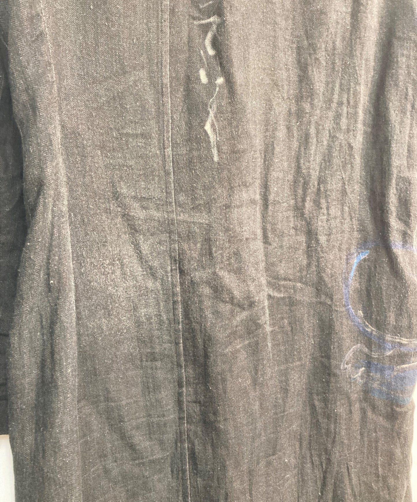 Yohji Yamamoto Pour Homme 20SS外观1 P双顶前长连衣裙HN-D17-816美丽的事物每天消失HN-D17-816