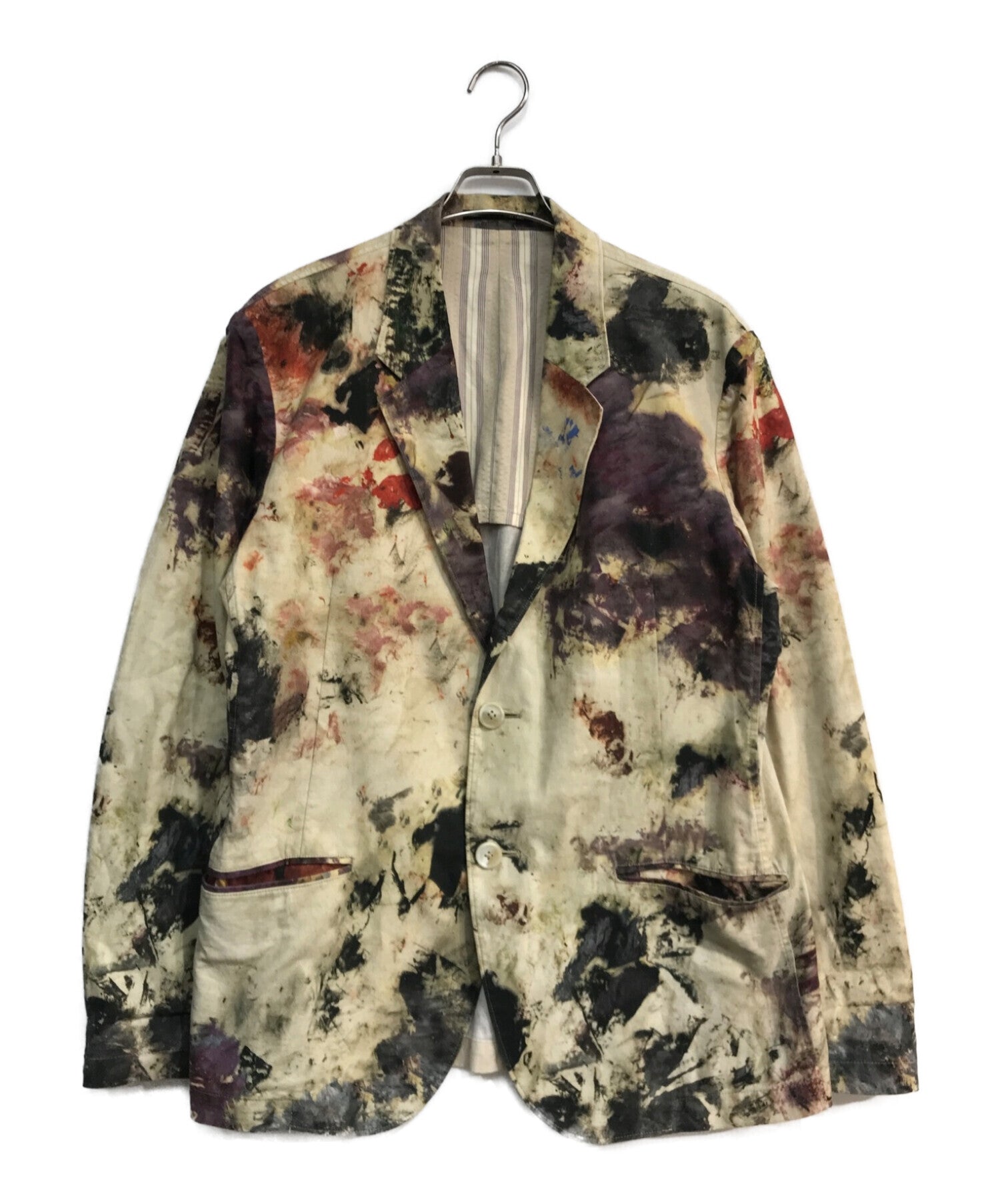 Yohji Yamamoto pour homme Painting Print Tailored Jacket HW-J59-024 Al