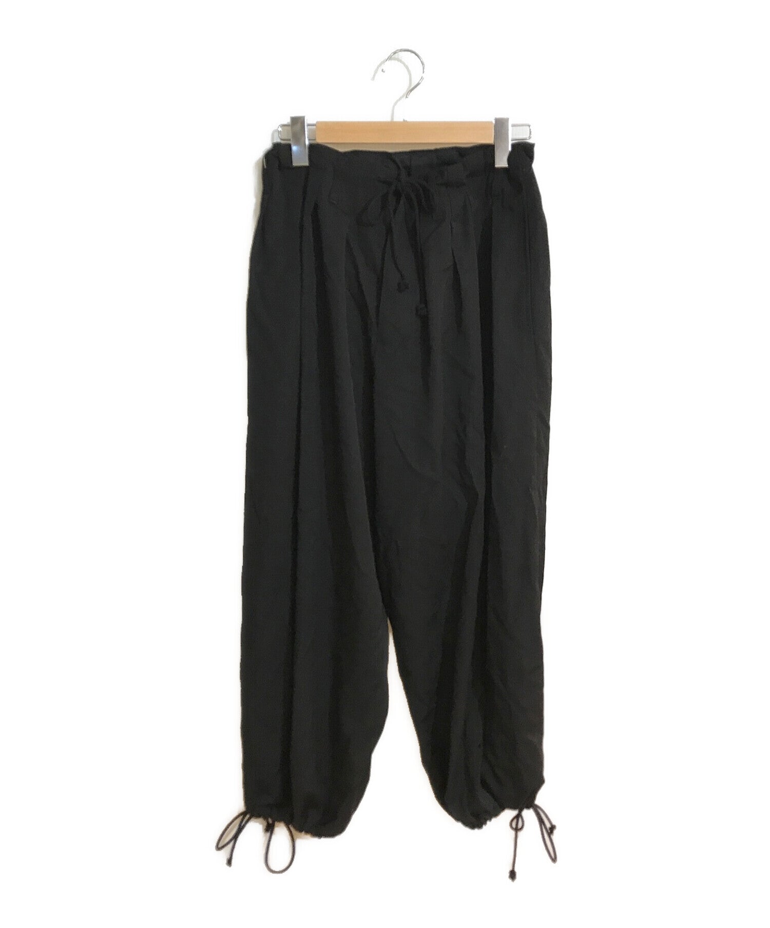 YOHJI YAMAMOTO 20SS Wool Gabardine Balloon pants HN-P06-100