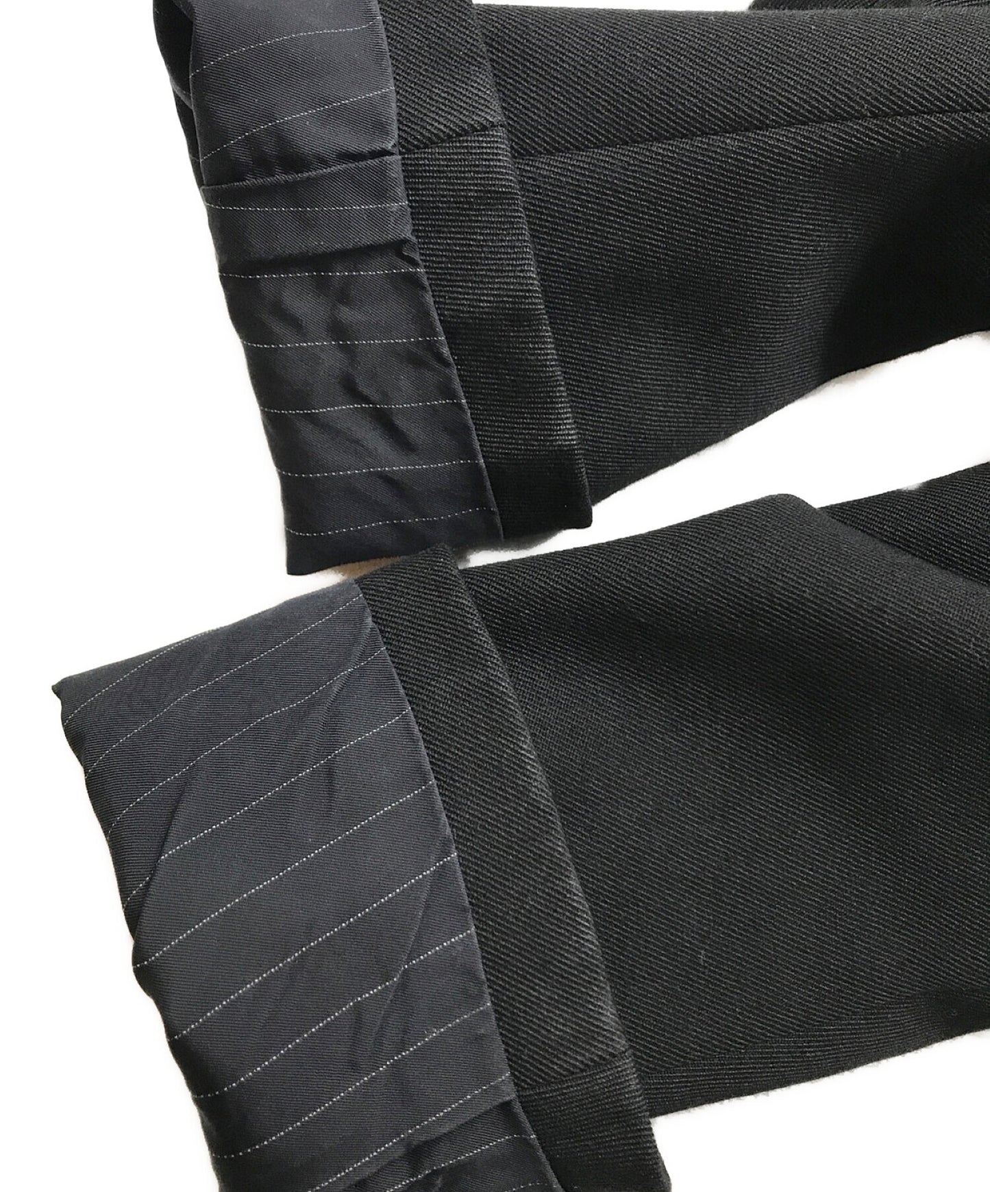 Yohji Yamamoto留言印刷軍Gabardine胸部布夾克HX-J31-117