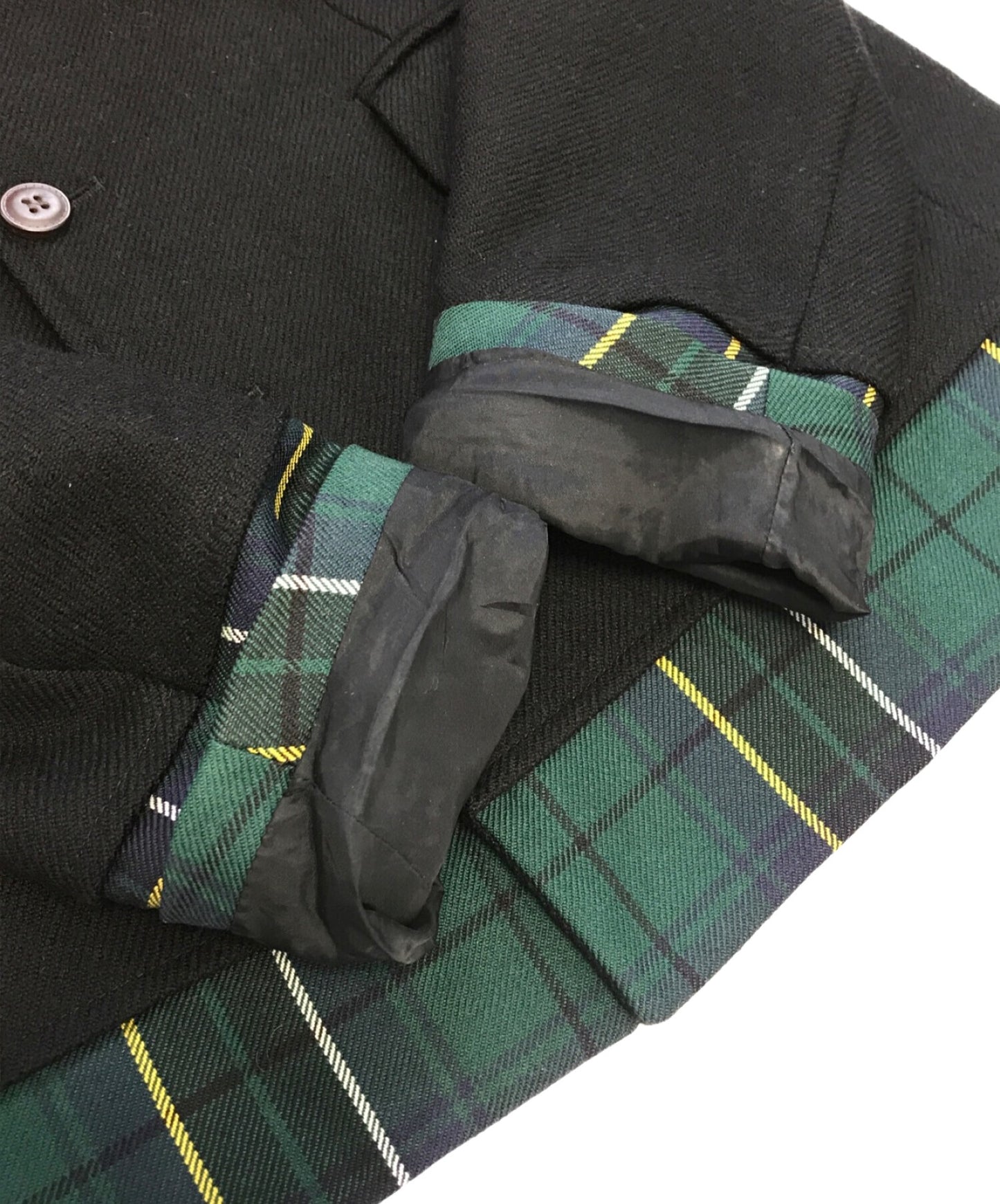 Comme des Garcons襯衫檢查夾克W14013