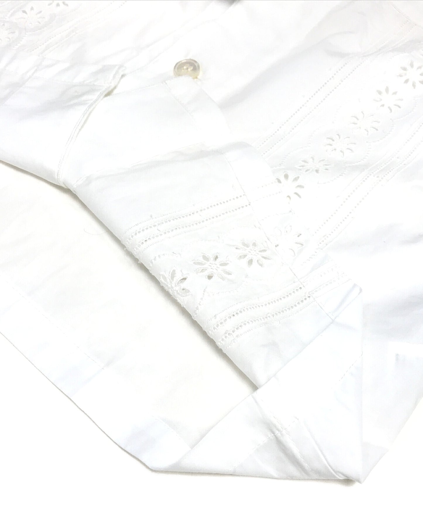 tao comme des garcons Eyelet刺绣睡衣衬衫Ti-B021