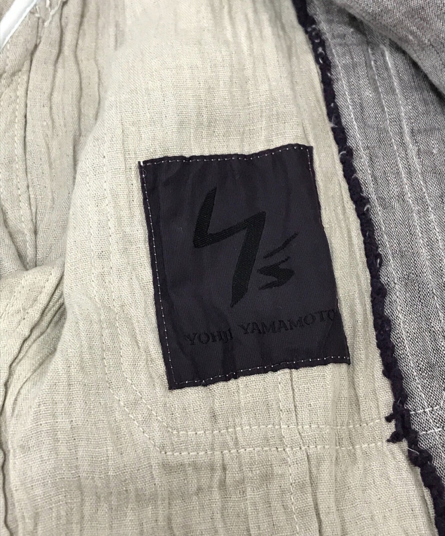 Yohji Yamamoto亚麻夹克My-J32-315