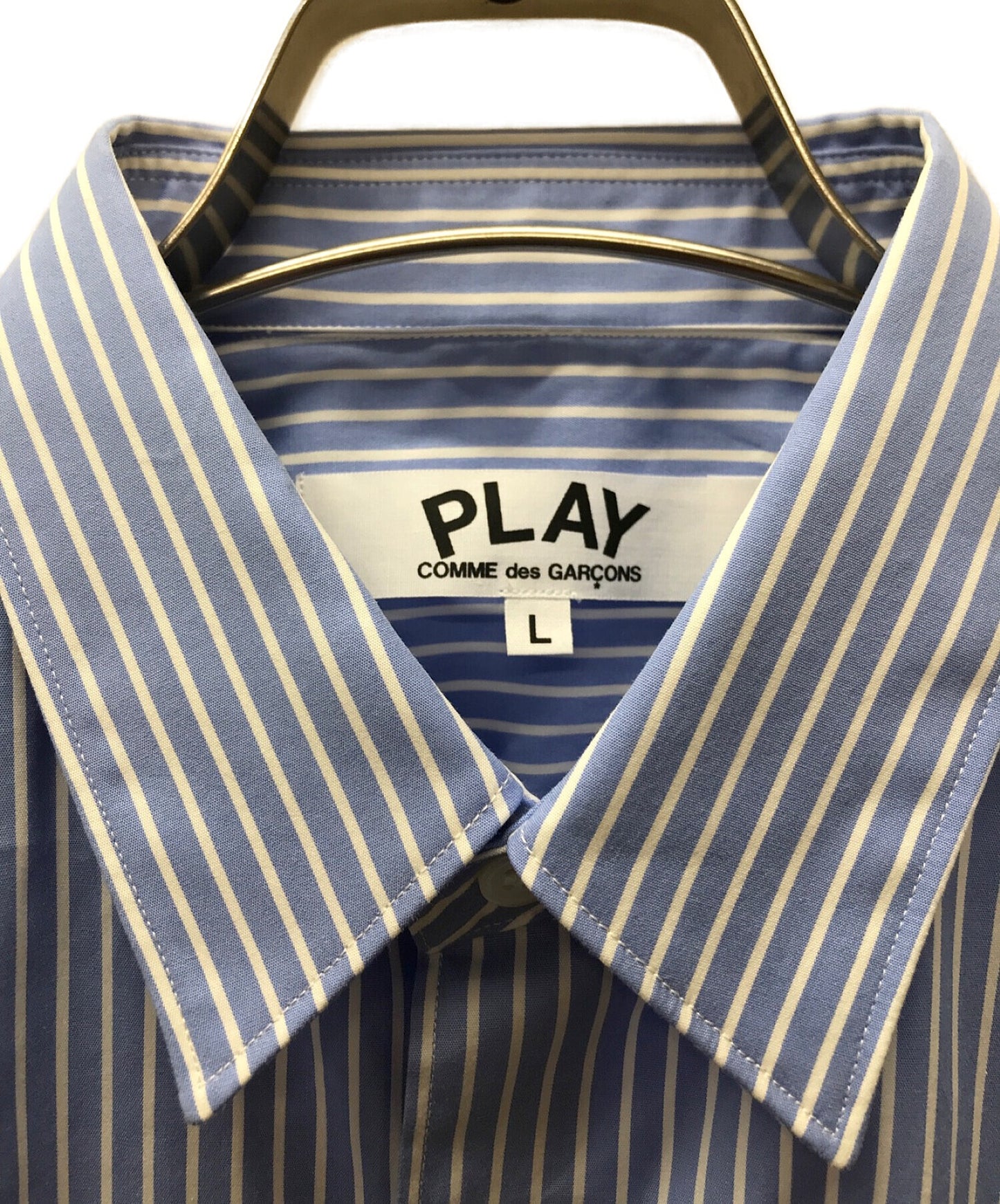 玩Comme des Garcons條紋襯衫AE-B201