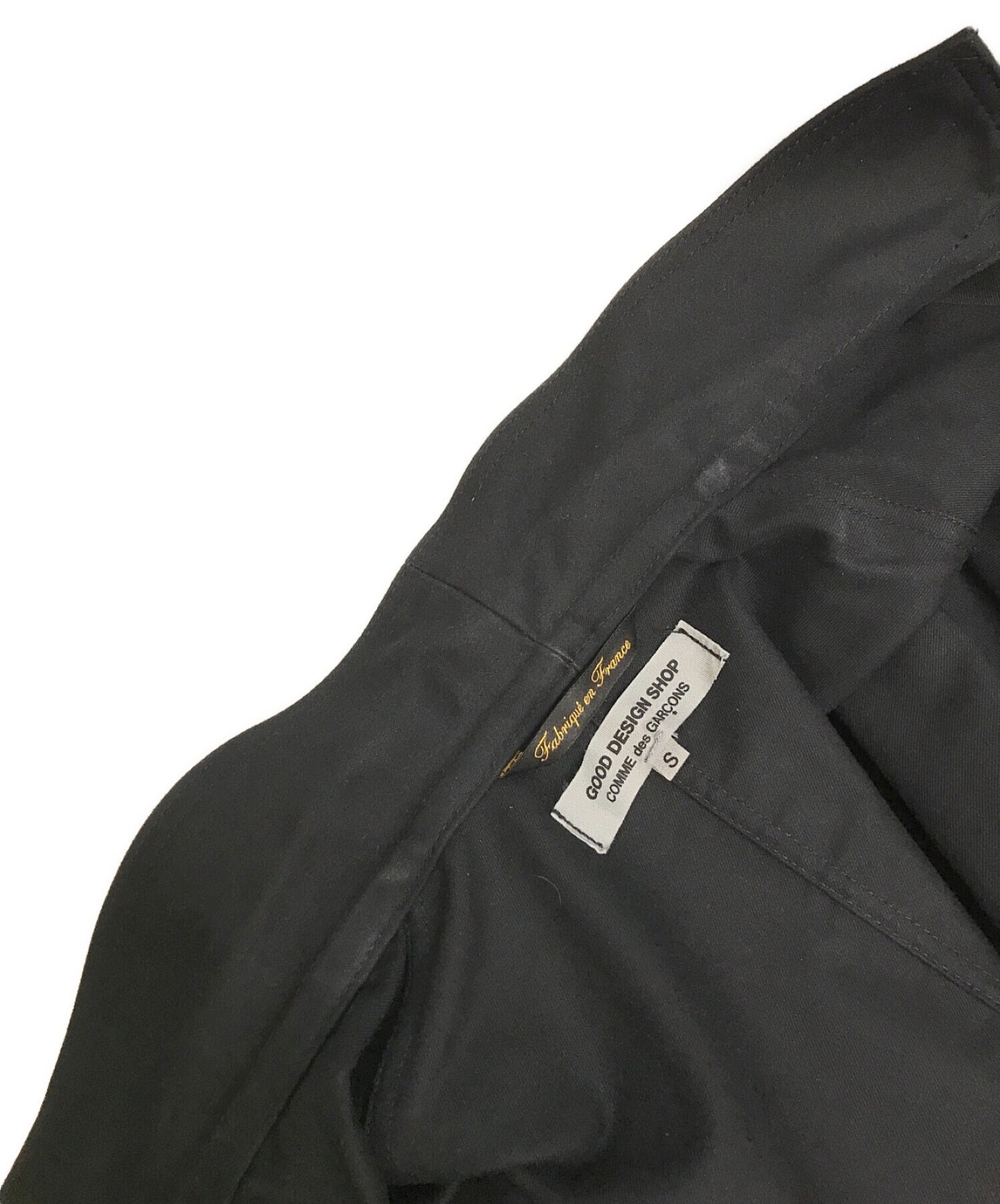 좋은 디자인 상점 Comme des Garcons × Le Laboureeur 협업 백 로고 작업 코트 IQ-J003