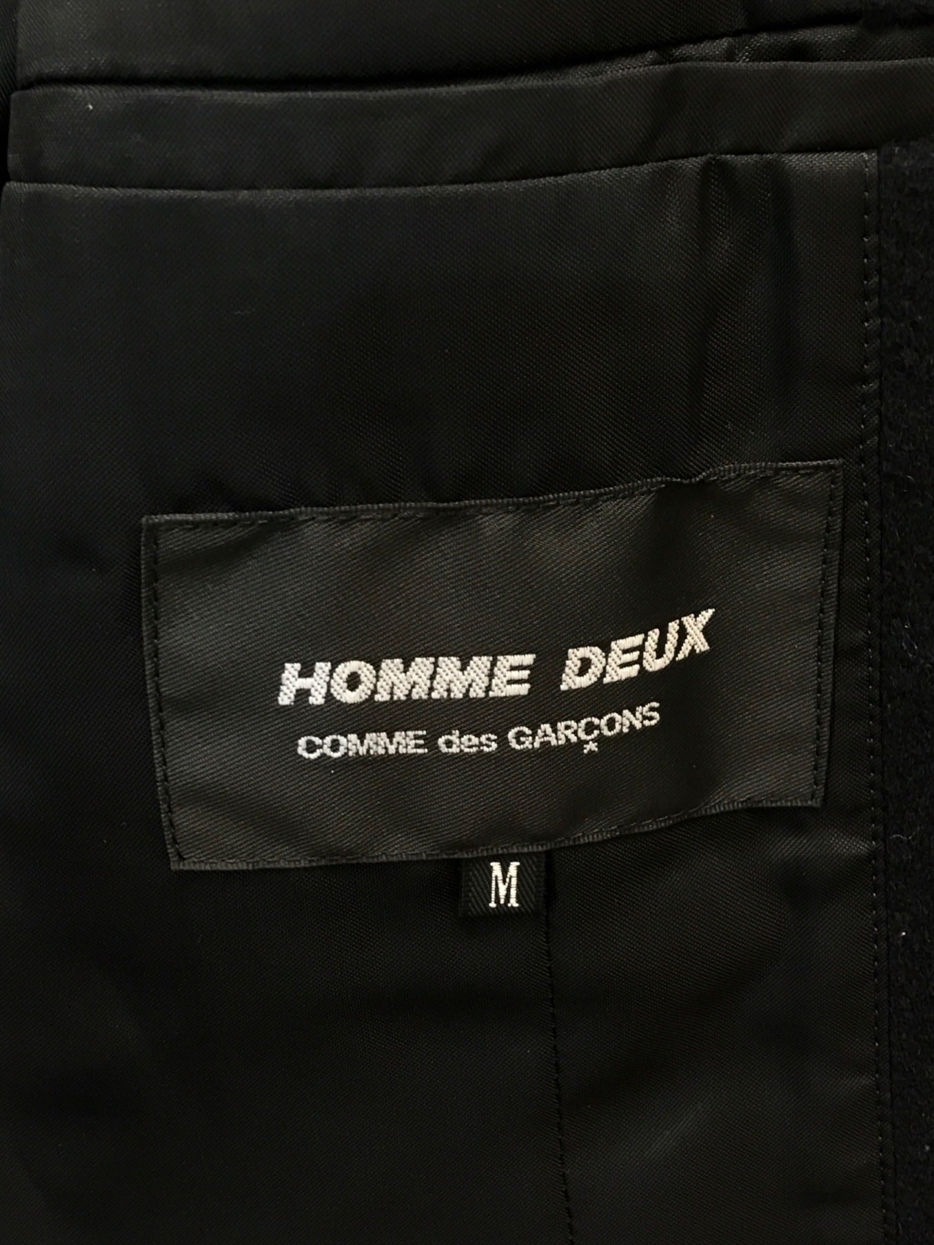 Comme des garcons homme deux cashmere blend chester coat coat coat dr-c002