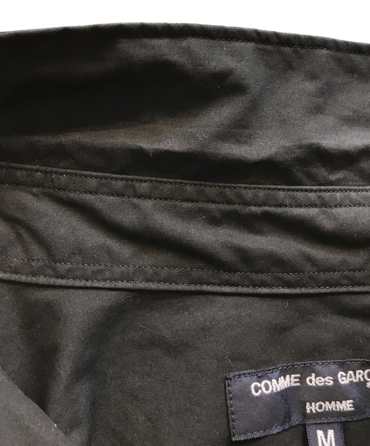 Comme des Garcons Homme 22Aw Cotton Typewriter ผลิตภัณฑ์ล้างเสื้อเชิ้ต L/S เสื้อเชิ้ต HJ-B004