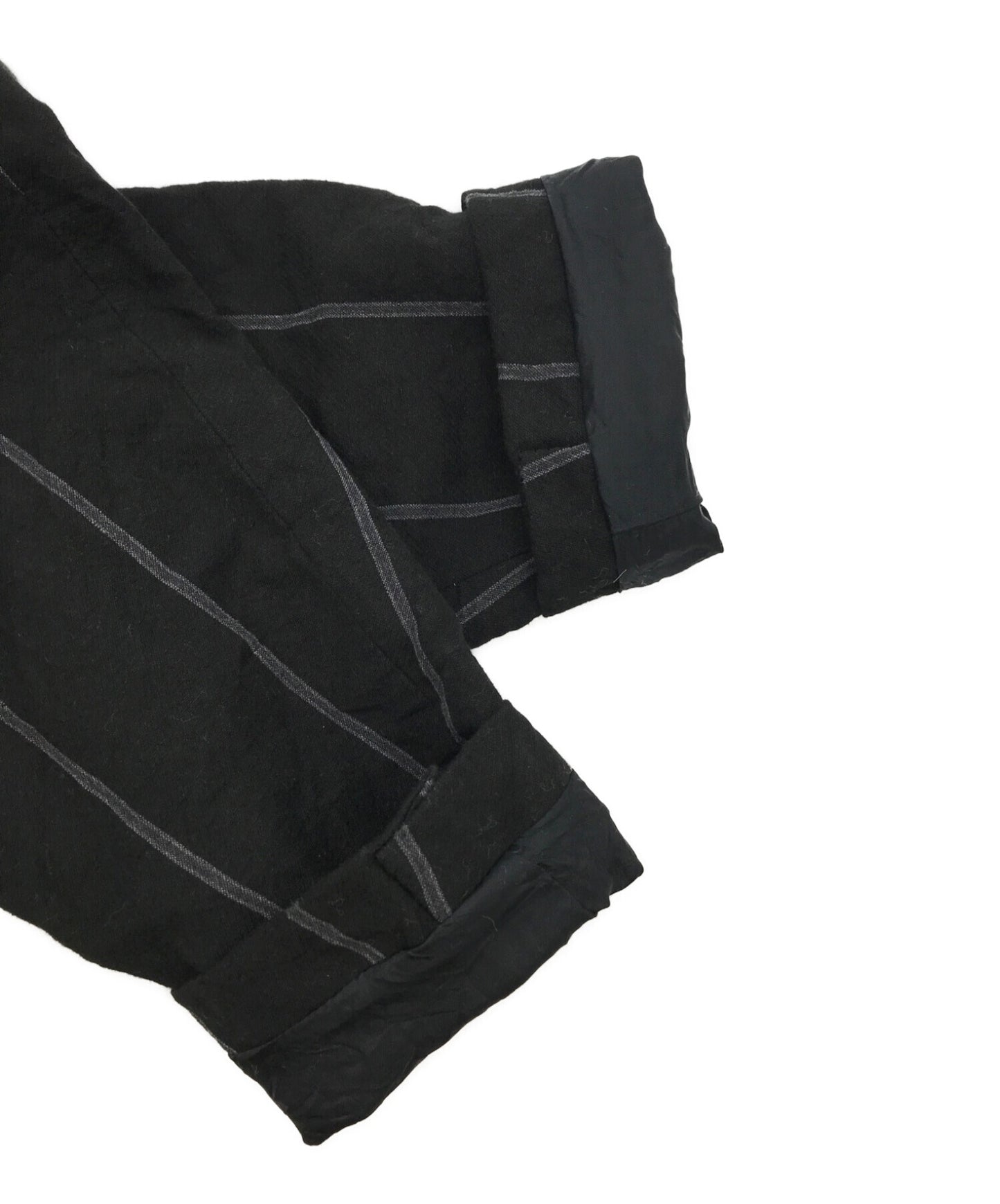 Comme des Garcons Homme Deux Linen 및 Cotton 주름 지퍼 포켓 재킷 주름진 테일러드 재킷 DK-J049 AD2022