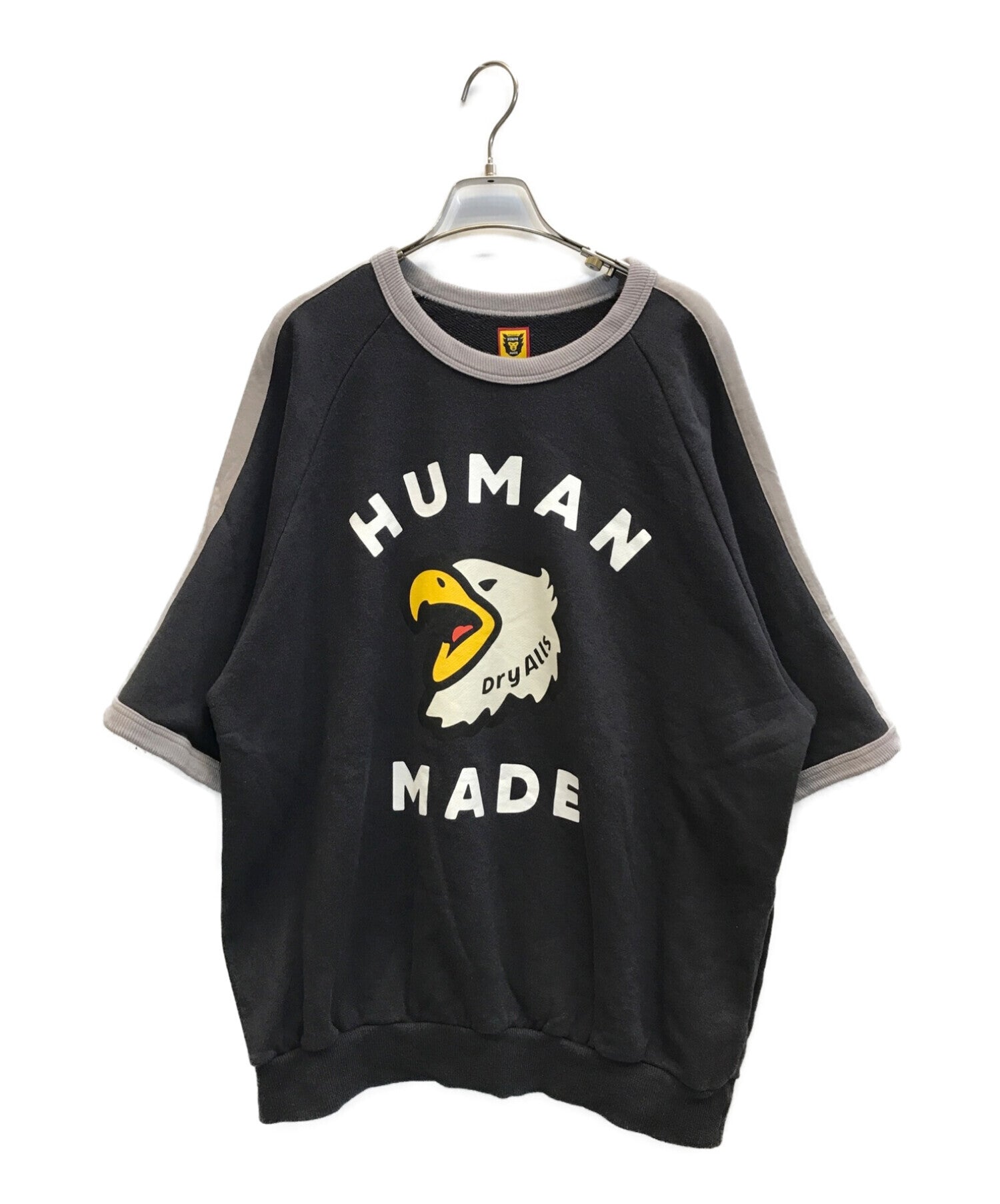 HUMAN MADE S/S SWEATSHIRT Logo print short sleeve sweatshirt