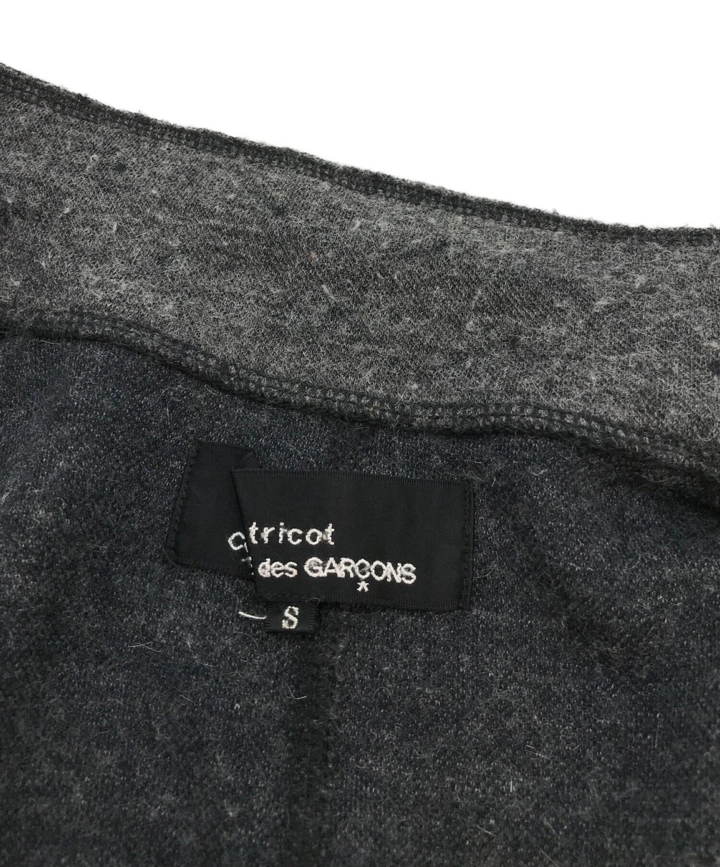 TRICOT Comme des Garcons แจ็คเก็ตรูปปั้น TK-J017