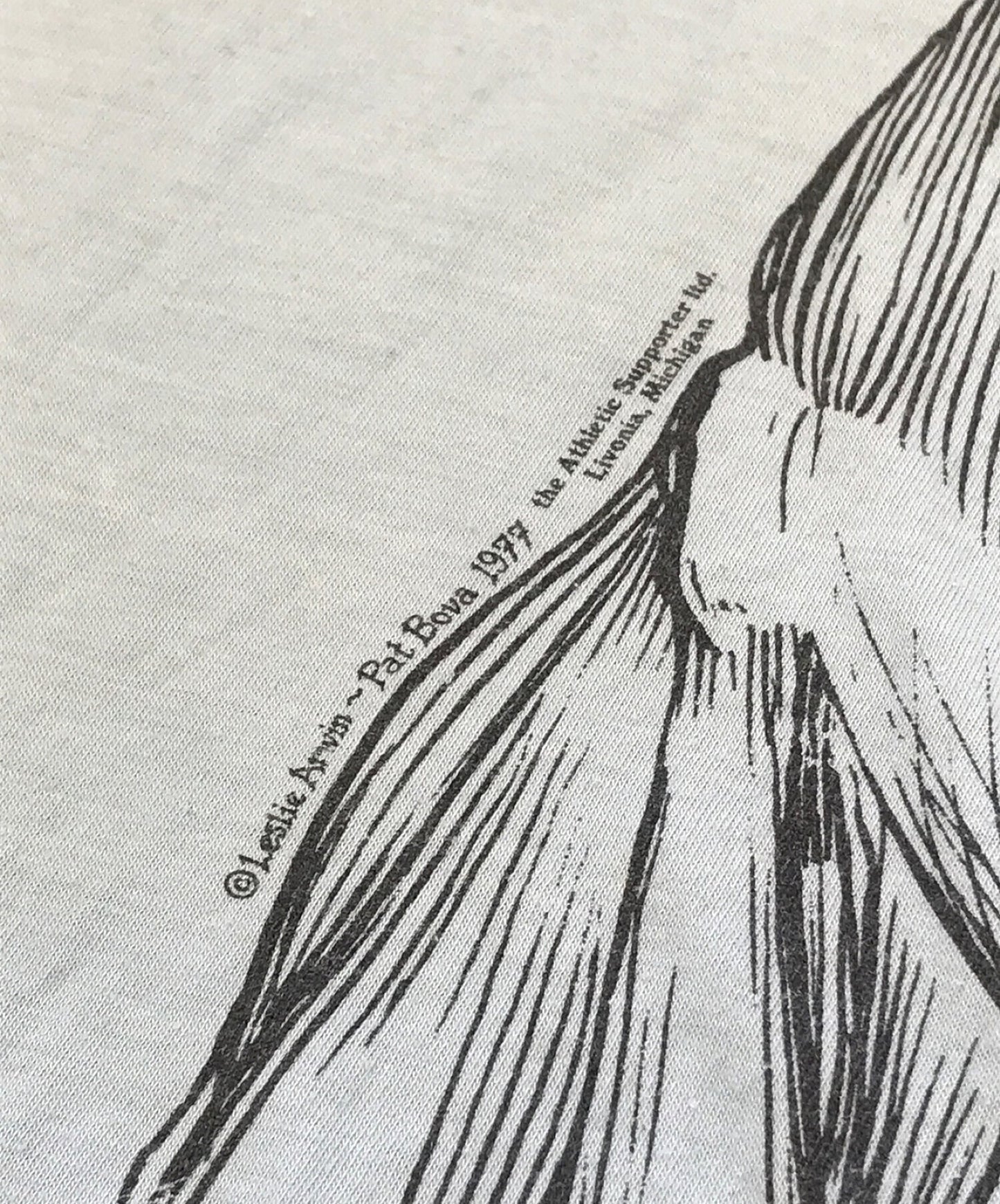 Leslie Arwin 80年代的人体T恤