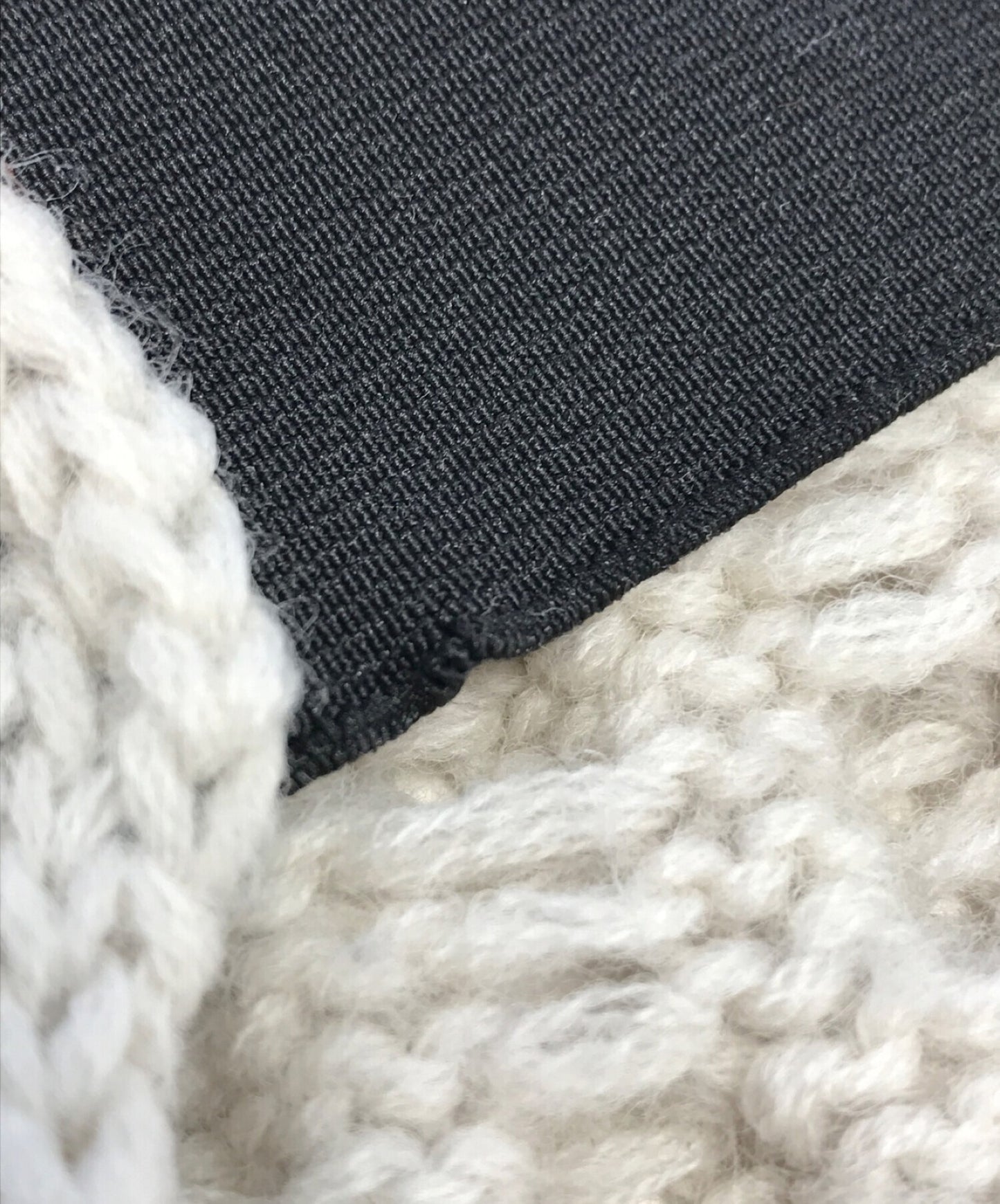 RAF Simons 18AW SLIT面板毛衣