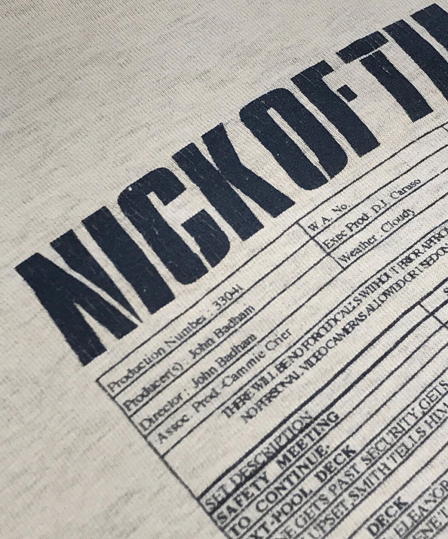 時間跡象電影T卹