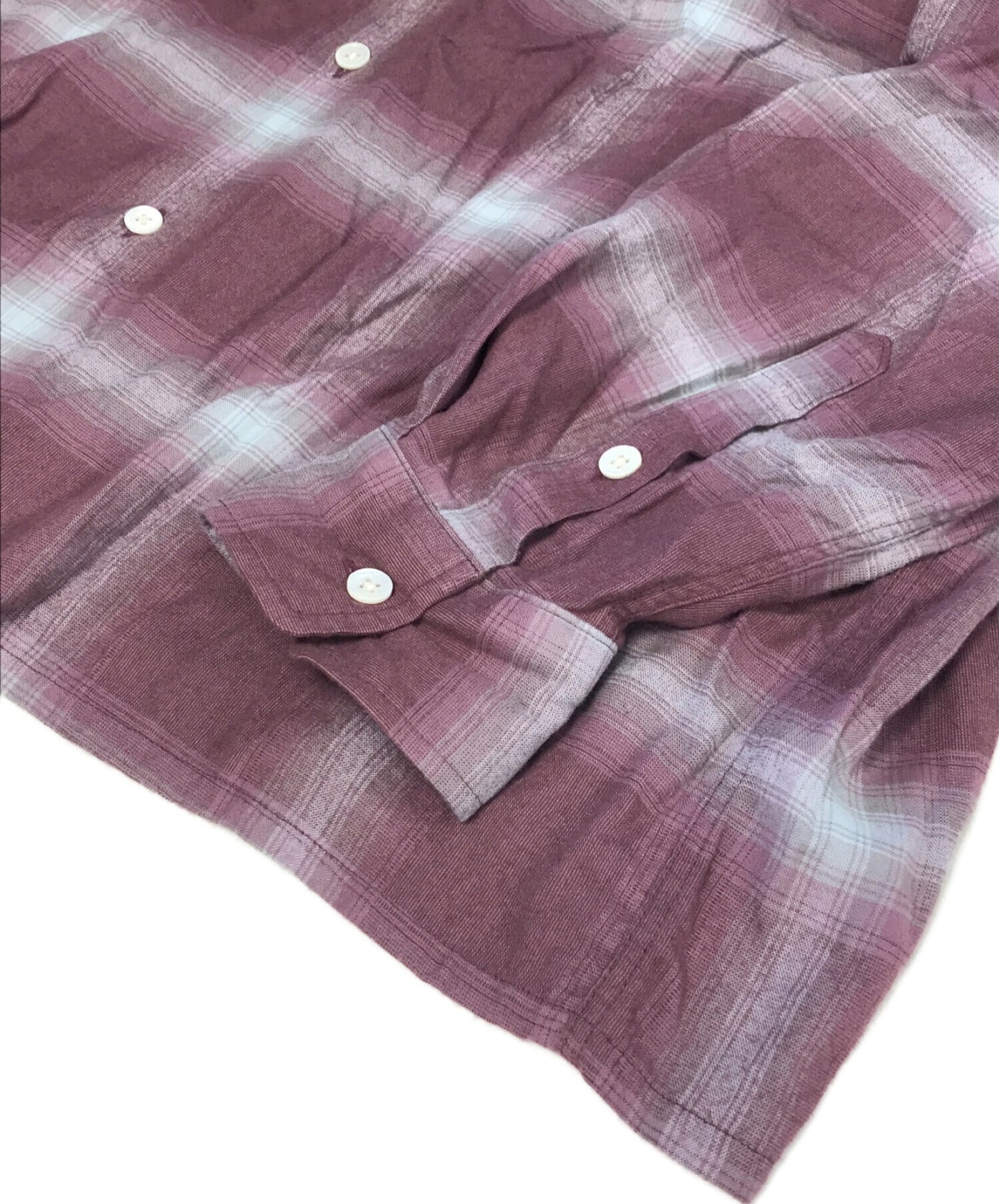 Wacko Maria Ombre 체크 셔츠