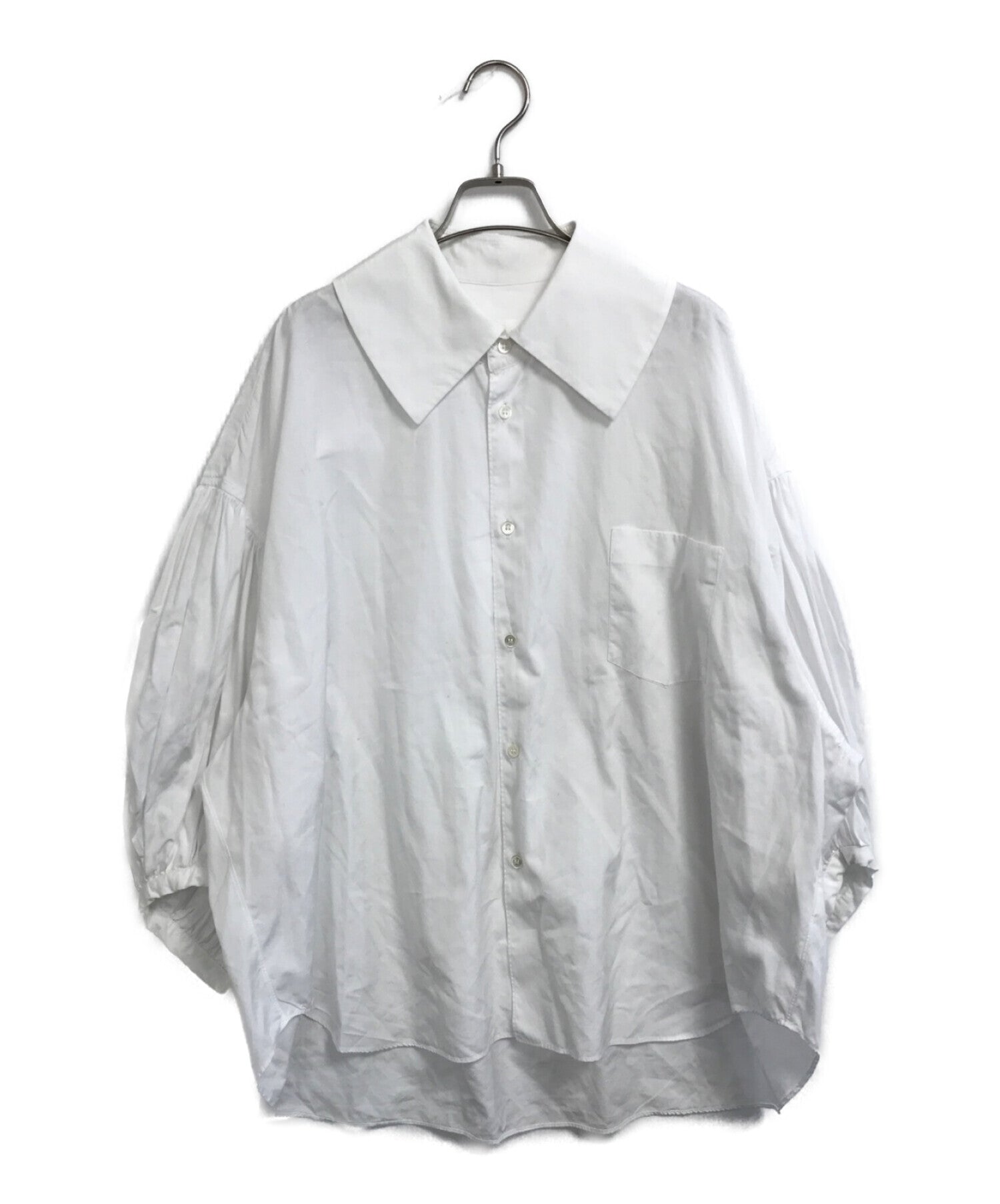 Pre-owned] COMME des GARCONS GIRL Wide collar balloon sleeve shirt