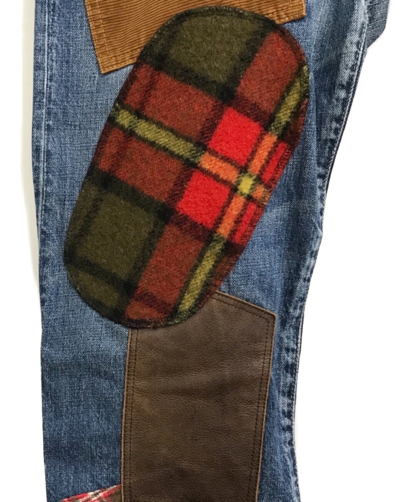 Comme des Garcons Junya Watanabe Man 데님 패치 작업 바지 wh-p902