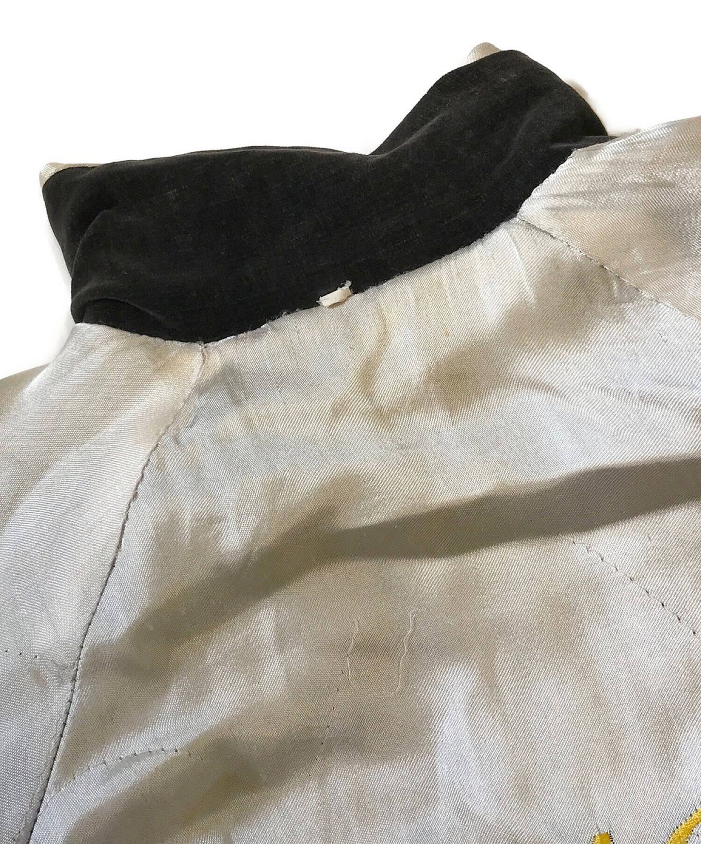 Bouchouchin 칼라와 함께 빈티지 기념품 재킷