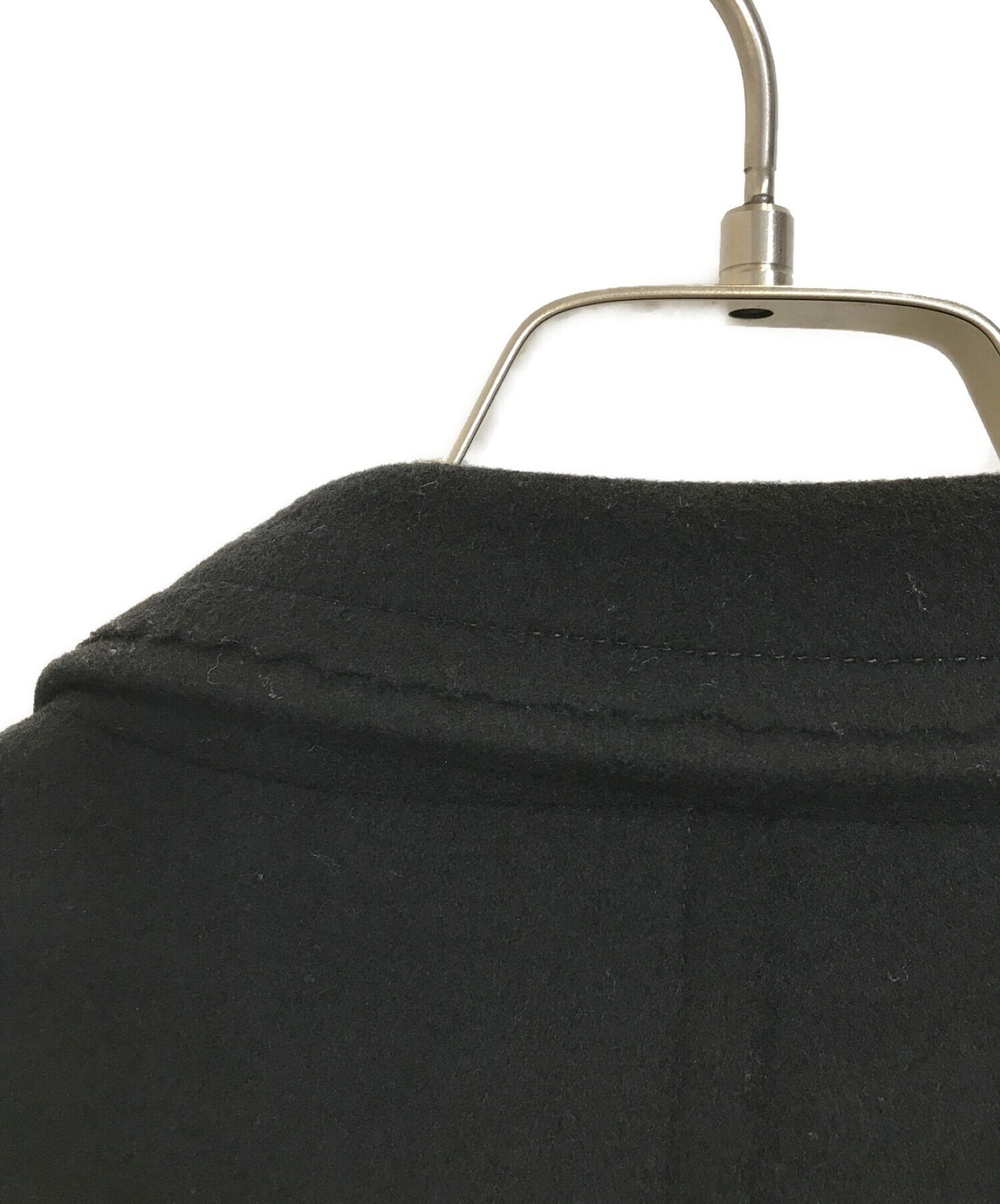 Undercover CA 비버 핑크 핑킹 더블 체스터 코트 UC2B4102