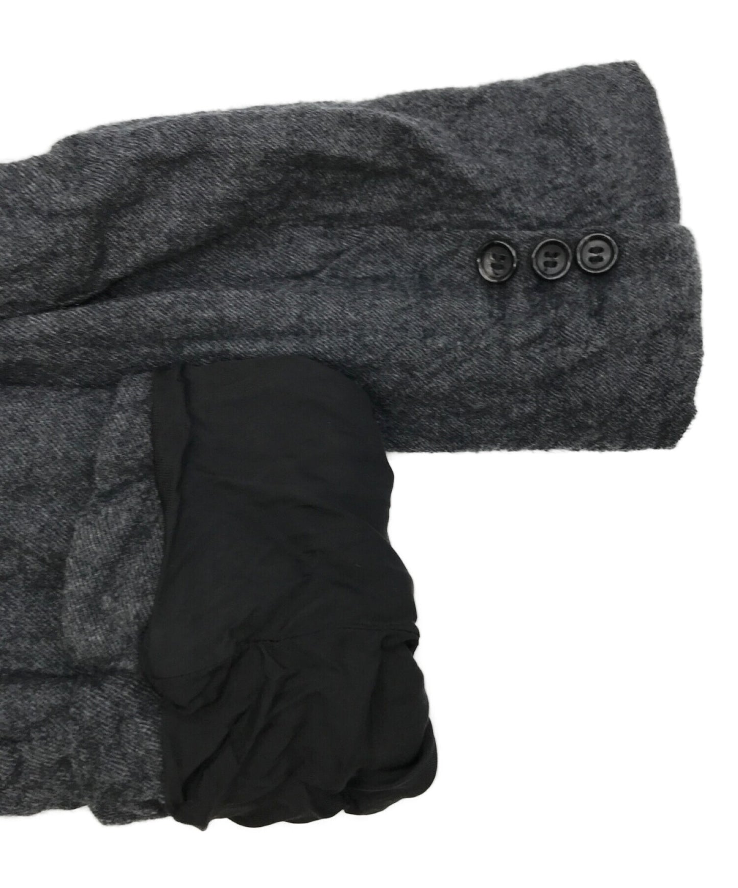 Comme des Garcons Homme Shrunken Wool 맞춤형 재킷 HT-J024